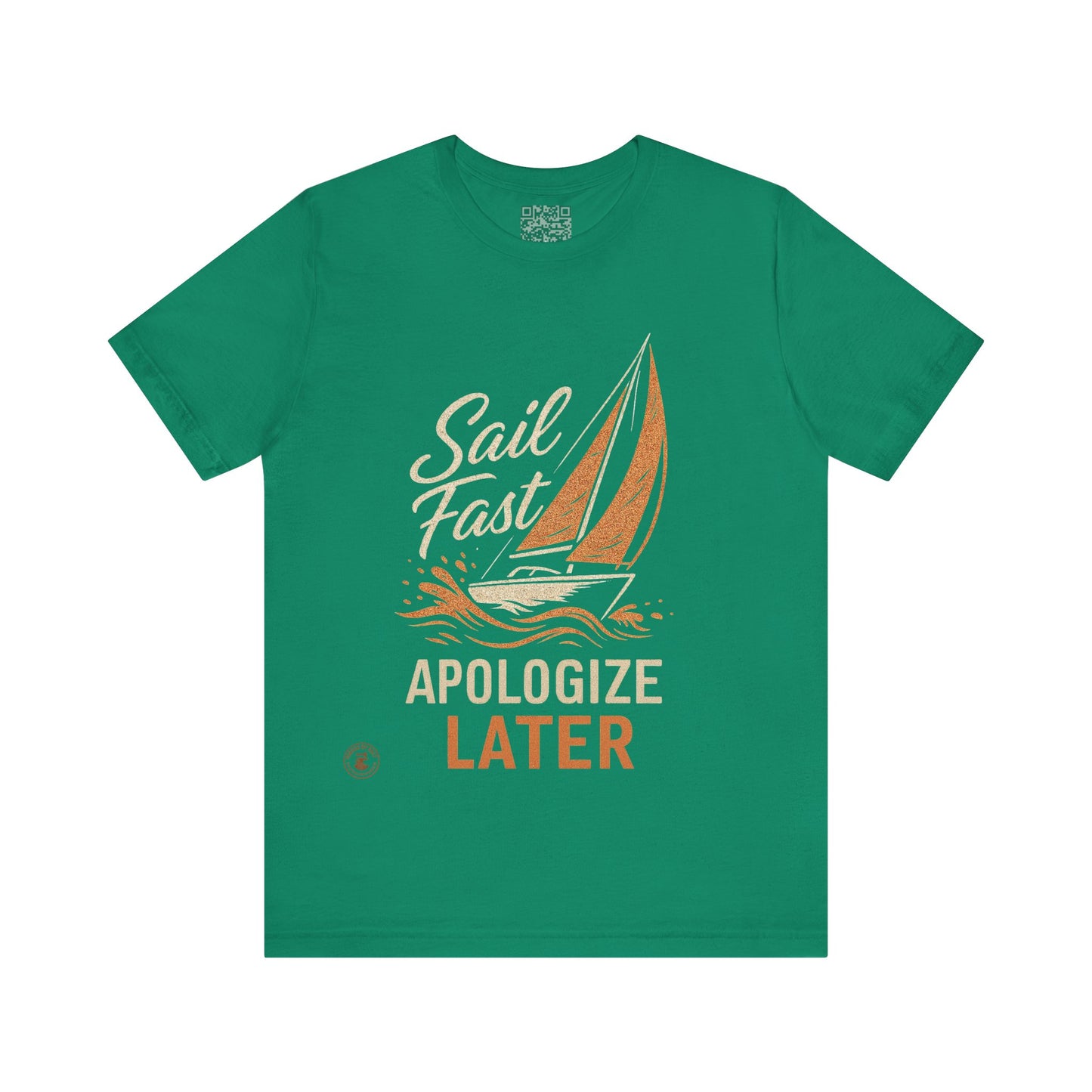 Sail Fast Apologize Later Tee | Casual Summer Shirt, Sailing Gift, Nautical Wear, Beach Attire, Boat Lover T-Shirt