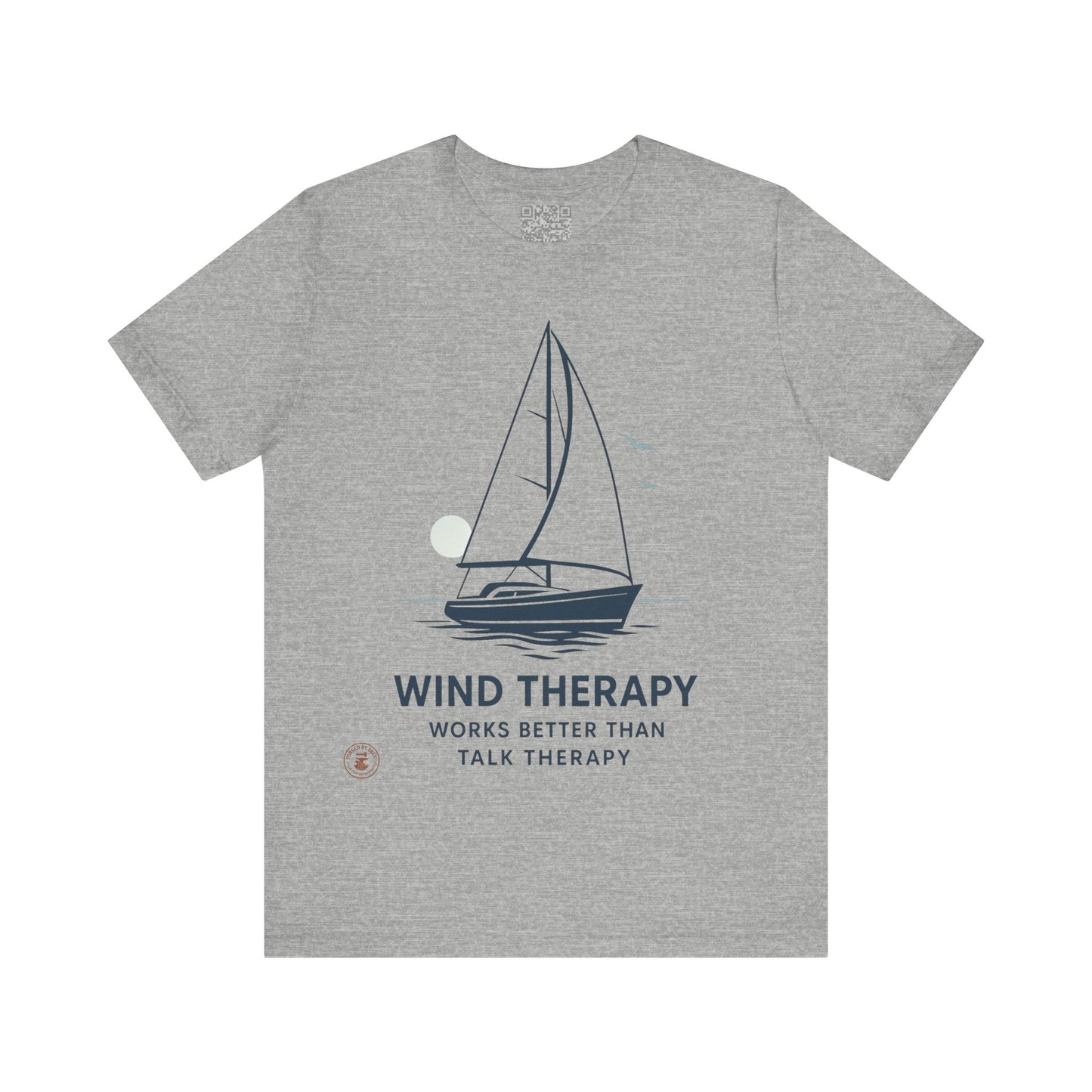 🌬️ “Wind Therapy – Works Better Than Talk Therapy” – Nautical Lifestyle Tee