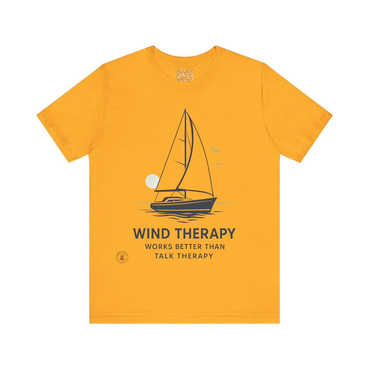 🌬️ “Wind Therapy – Works Better Than Talk Therapy” – Nautical Lifestyle Tee