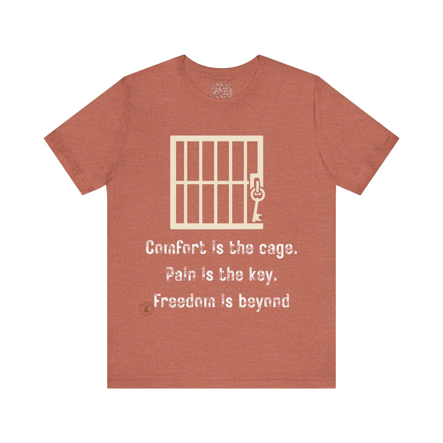Comfort Is the Cage – Motivational T-Shirt