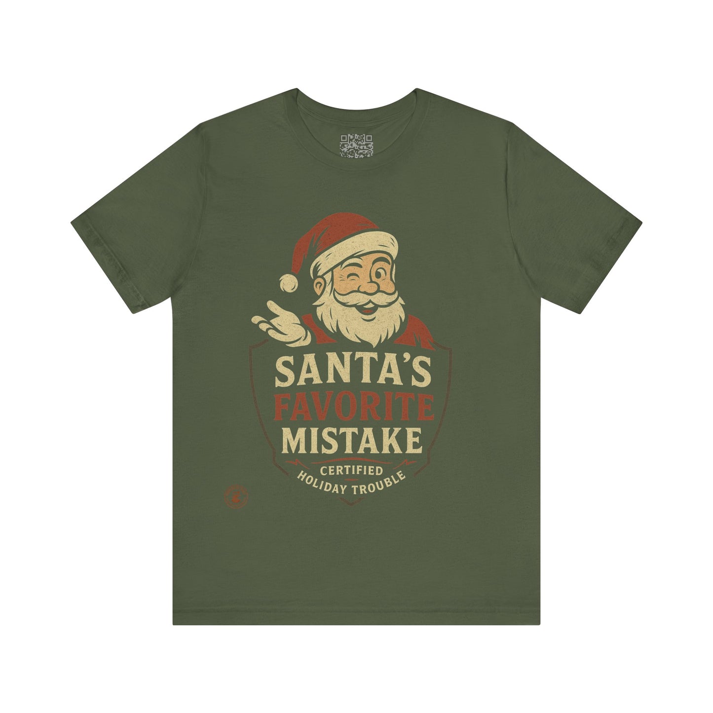 Santa’s Favorite Mistake T-Shirt | Funny Christmas Holiday Tee