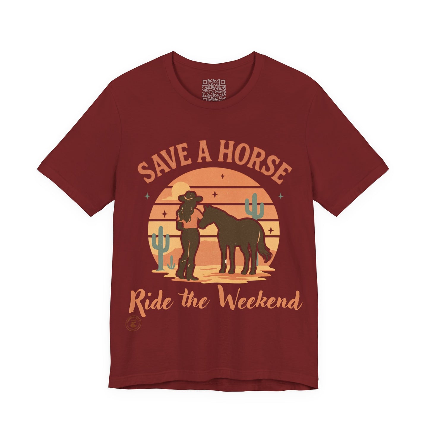 Save a Horse, Ride the Weekend – Western Graphic Tee