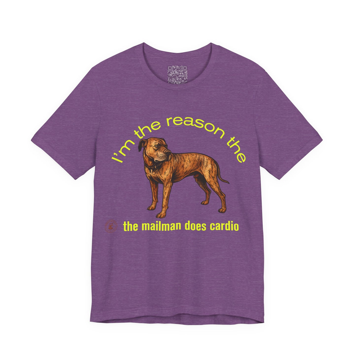 Funny Dog Lover Tee - Unisex Jersey Short Sleeve Tee - 'I'm the Reason the Mailman Does Cardio'