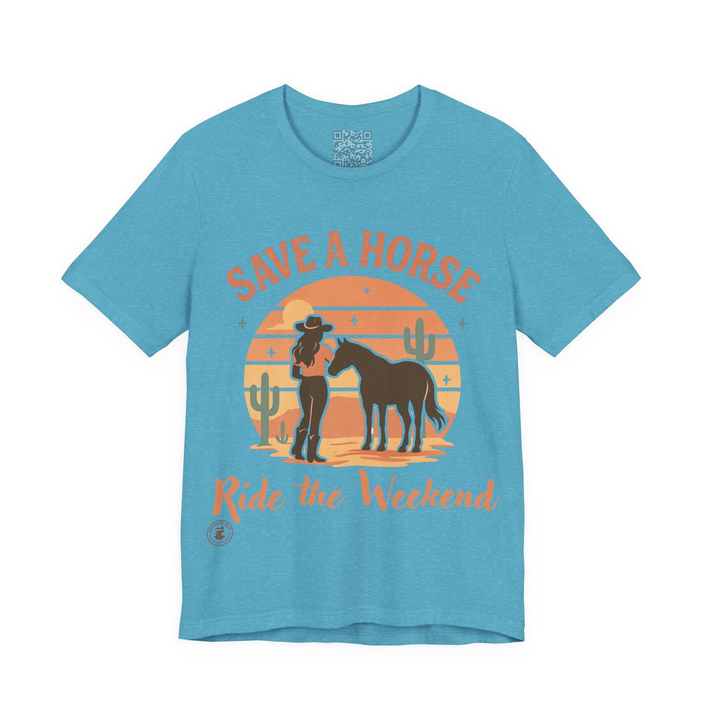 Save a Horse, Ride the Weekend – Western Graphic Tee