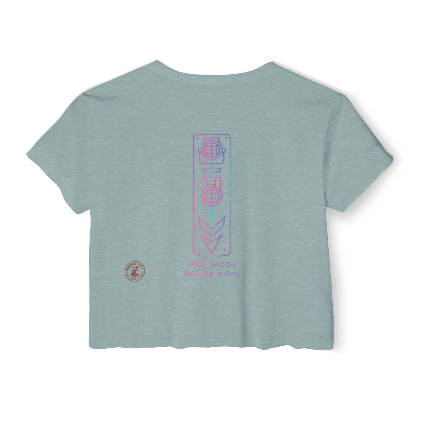 Idol Mode // Battle Mode Festival Crop Top (Women’s), Trendy Music-Inspired Tee