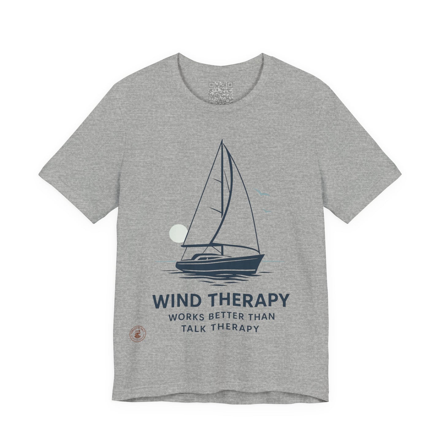 🌬️ “Wind Therapy – Works Better Than Talk Therapy” – Nautical Lifestyle Tee