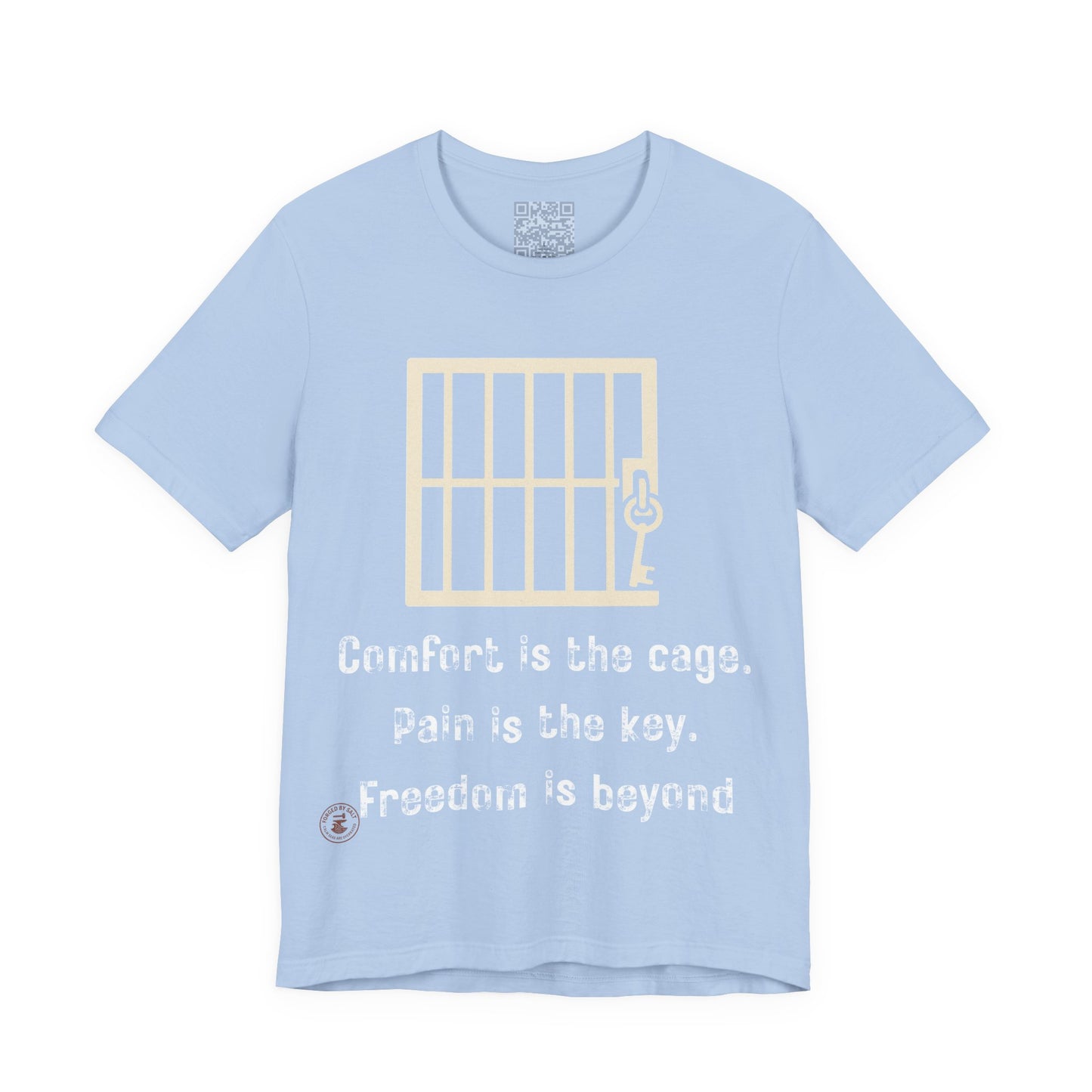 Comfort Is the Cage – Motivational T-Shirt