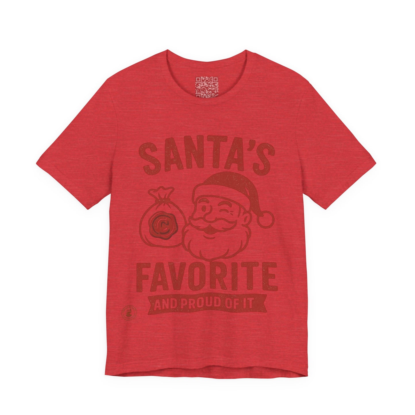Santa’s Favorite T-Shirt | Funny Holiday & Christmas Tee