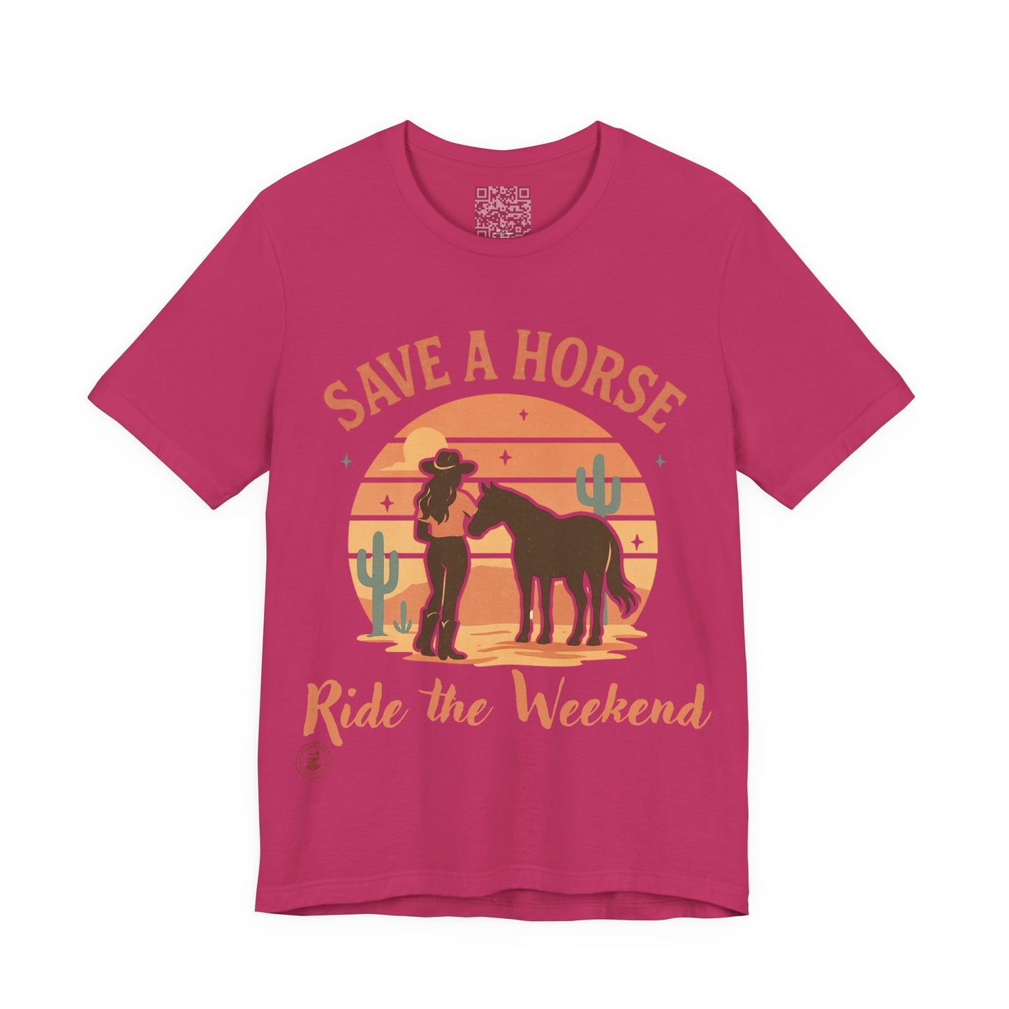 Save a Horse, Ride the Weekend – Western Graphic Tee