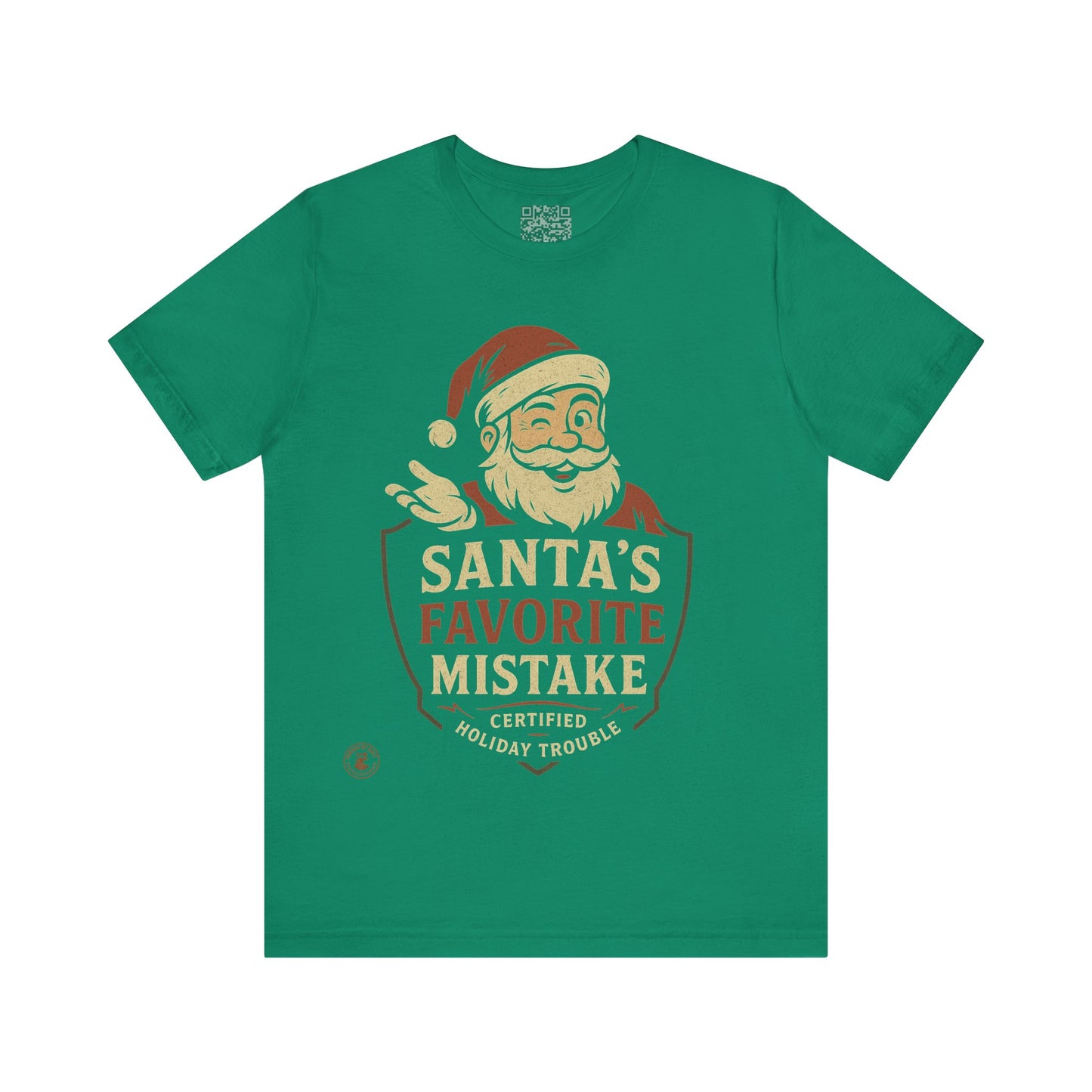 Santa’s Favorite Mistake T-Shirt | Funny Christmas Holiday Tee