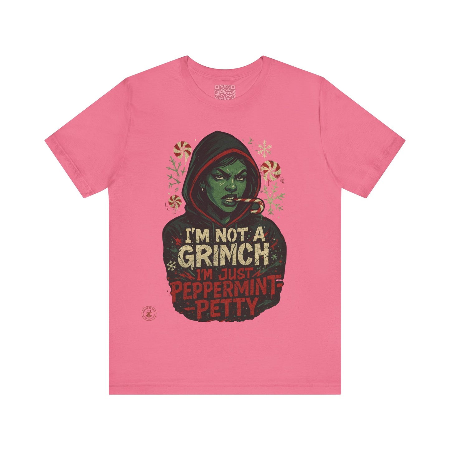 Festive Grinch Tee, Unisex Christmas Shirt, Holiday Humor Tee, Fun Winter Apparel, Unique Gift for Grinch Fans, Peppermint Petty Shirt