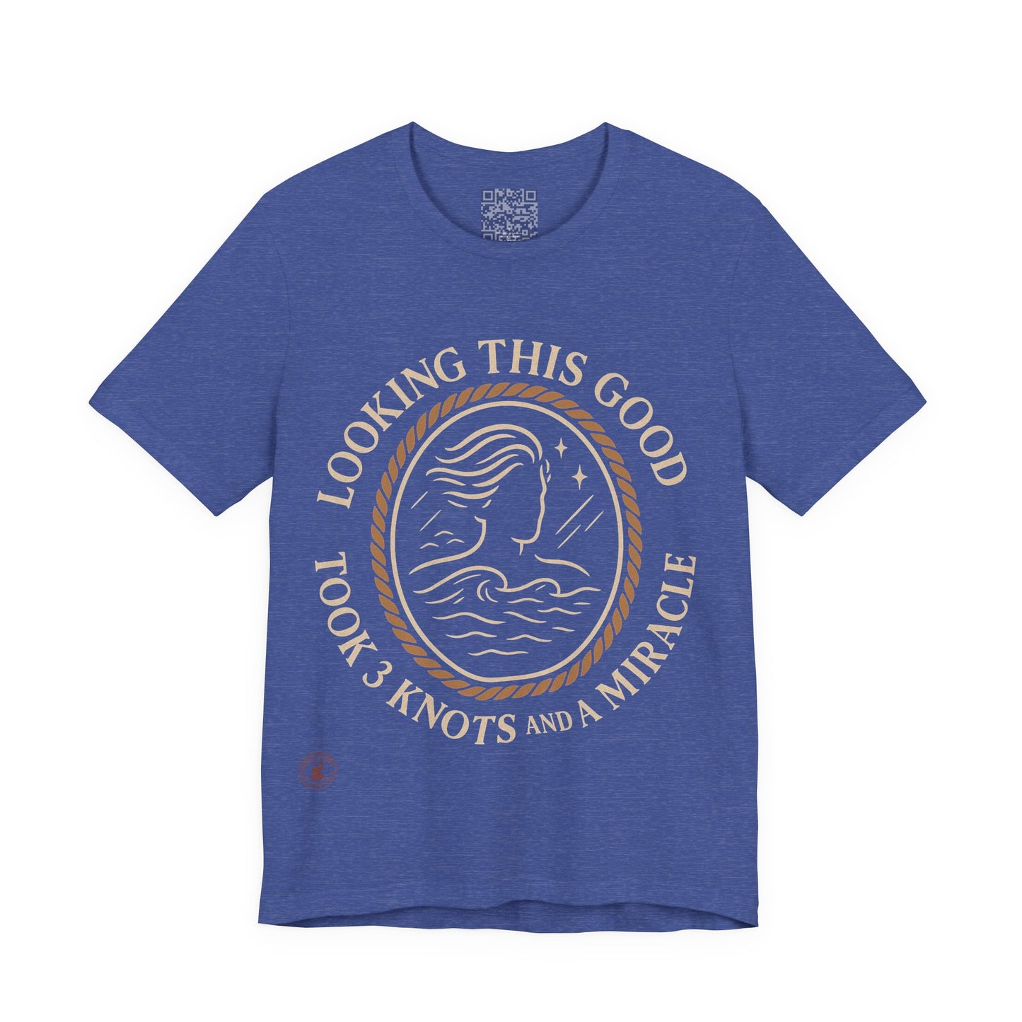 ⚓ “Looking This Good Took 3 Knots and a Miracle” – Nautical Comfort Tee