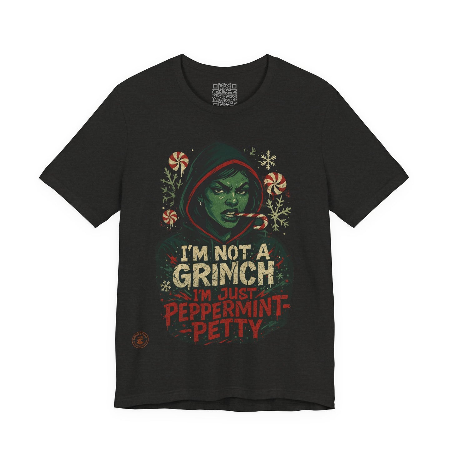 Festive Grinch Tee, Unisex Christmas Shirt, Holiday Humor Tee, Fun Winter Apparel, Unique Gift for Grinch Fans, Peppermint Petty Shirt