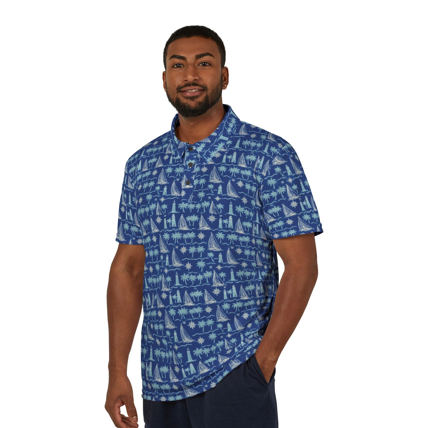 Coastal Current Nautical Polo