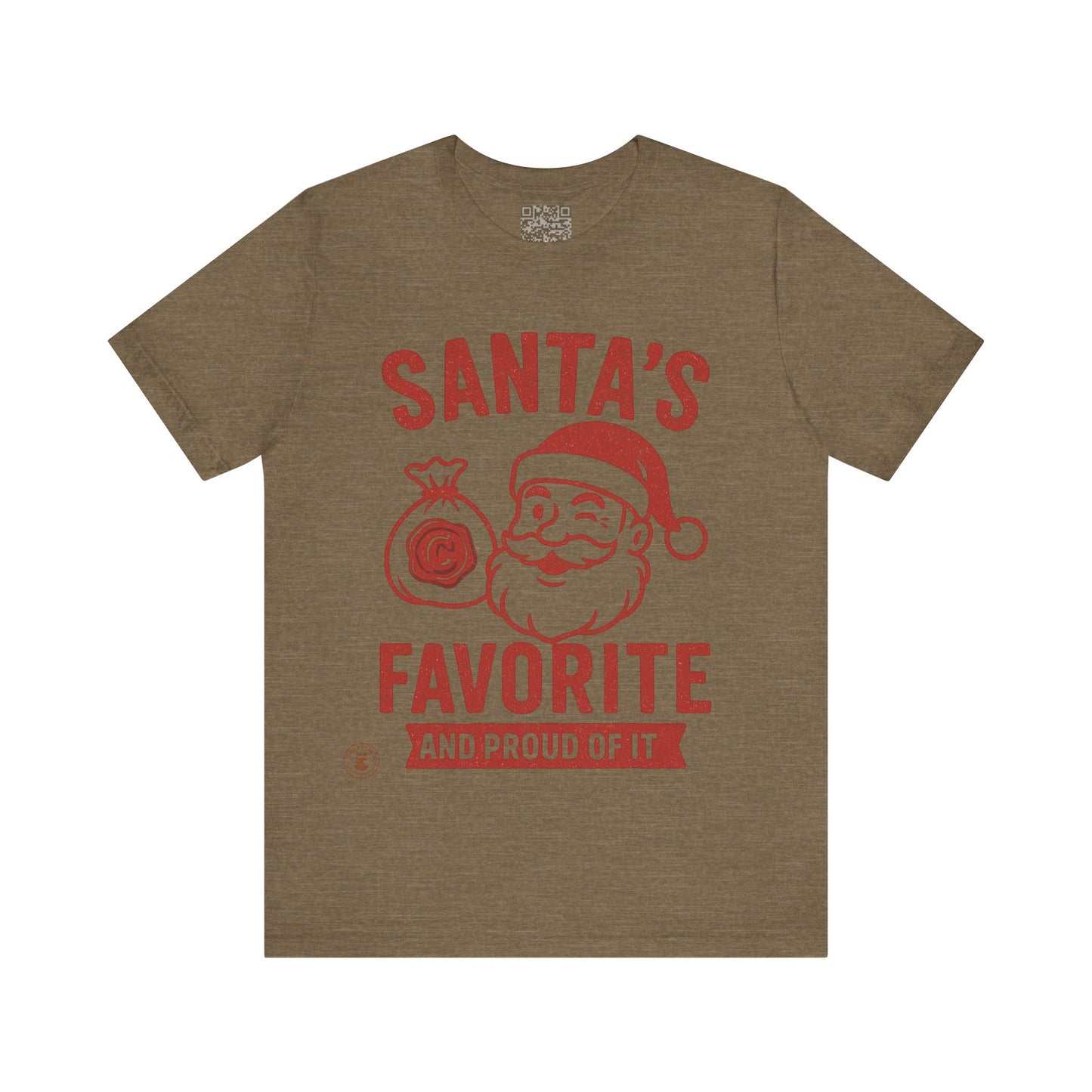 Santa’s Favorite T-Shirt | Funny Holiday & Christmas Tee