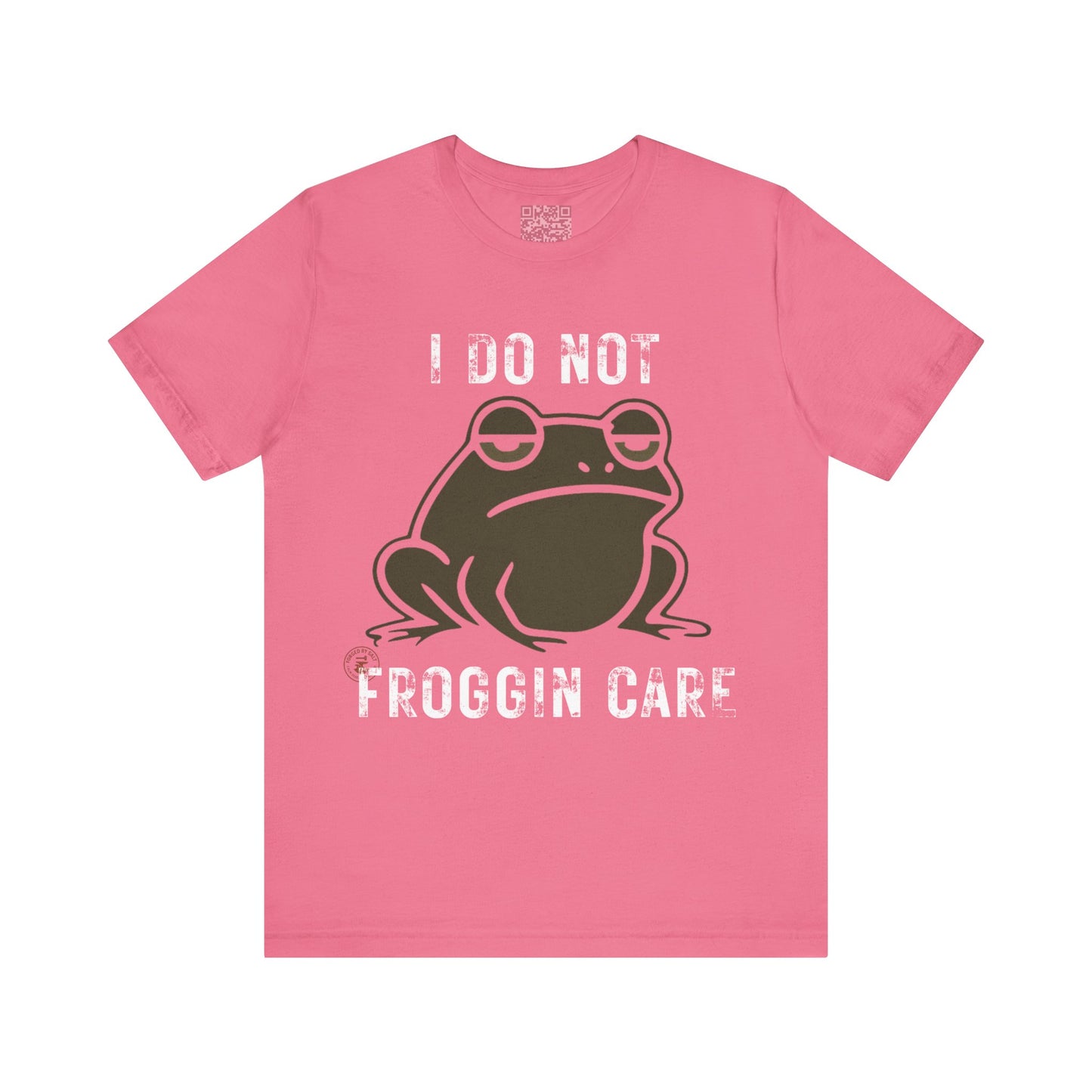 I Do Not Froggin’ Care T-Shirt – Funny Grumpy Frog Graphic Tee
