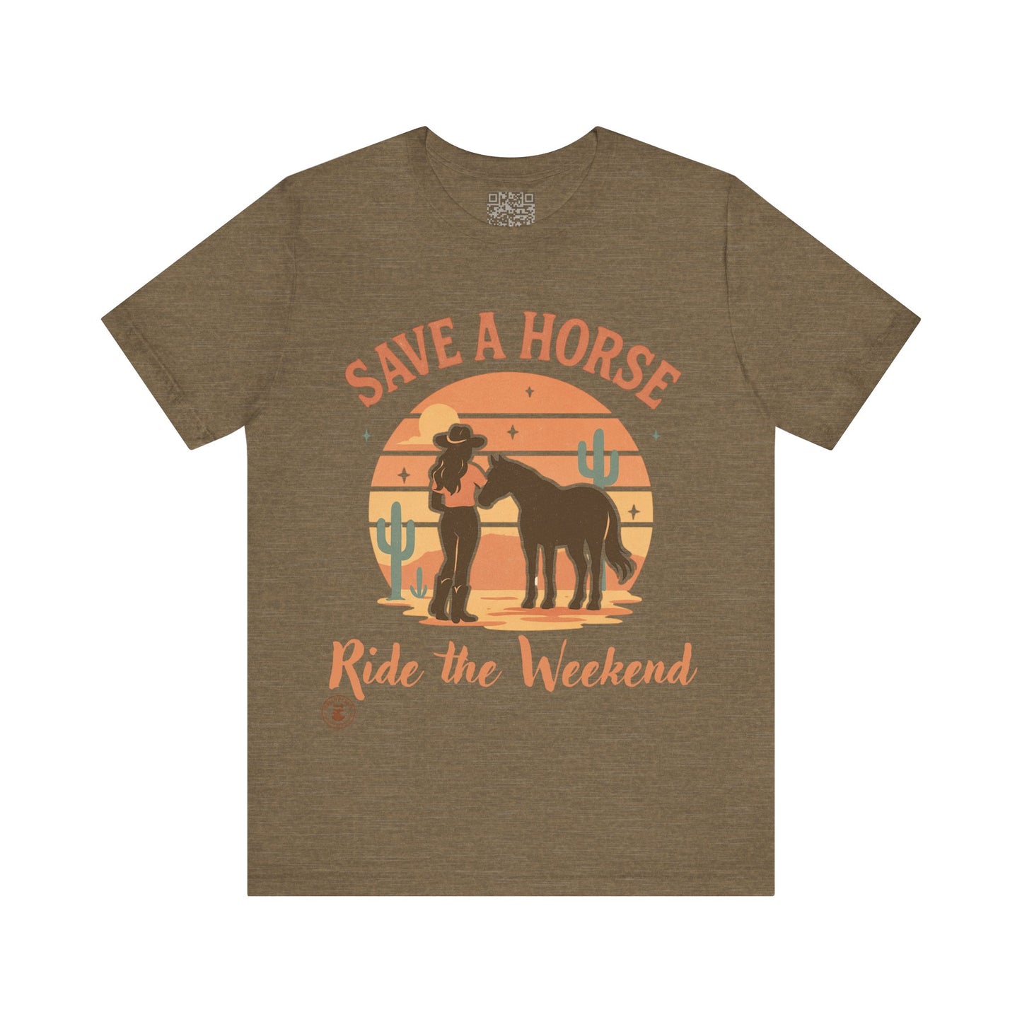 Save a Horse, Ride the Weekend – Western Graphic Tee