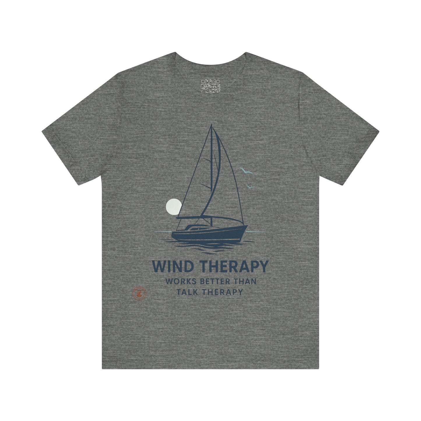 🌬️ “Wind Therapy – Works Better Than Talk Therapy” – Nautical Lifestyle Tee