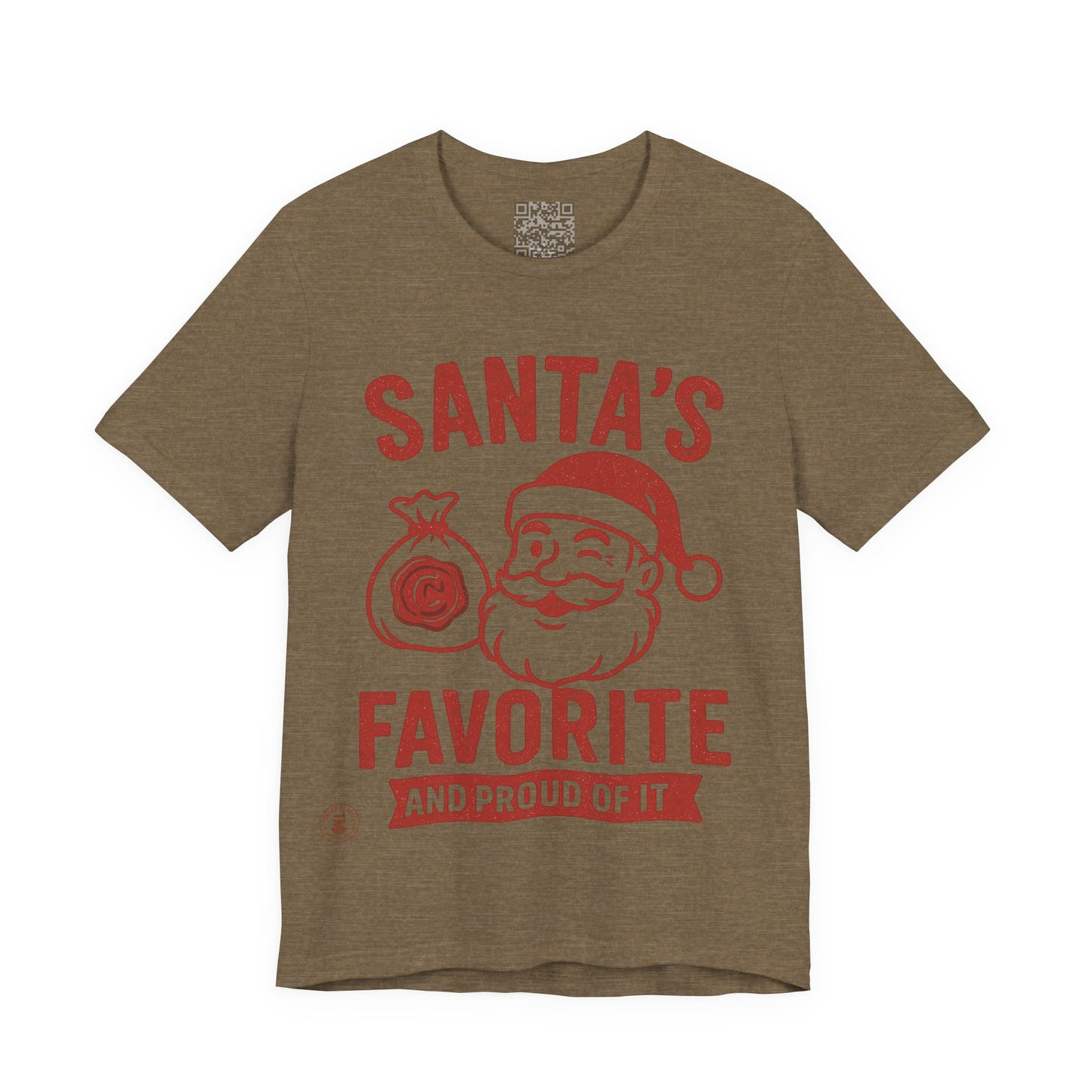 Santa’s Favorite T-Shirt | Funny Holiday & Christmas Tee