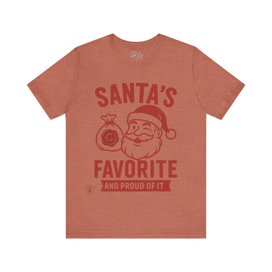Santa’s Favorite T-Shirt | Funny Holiday & Christmas Tee