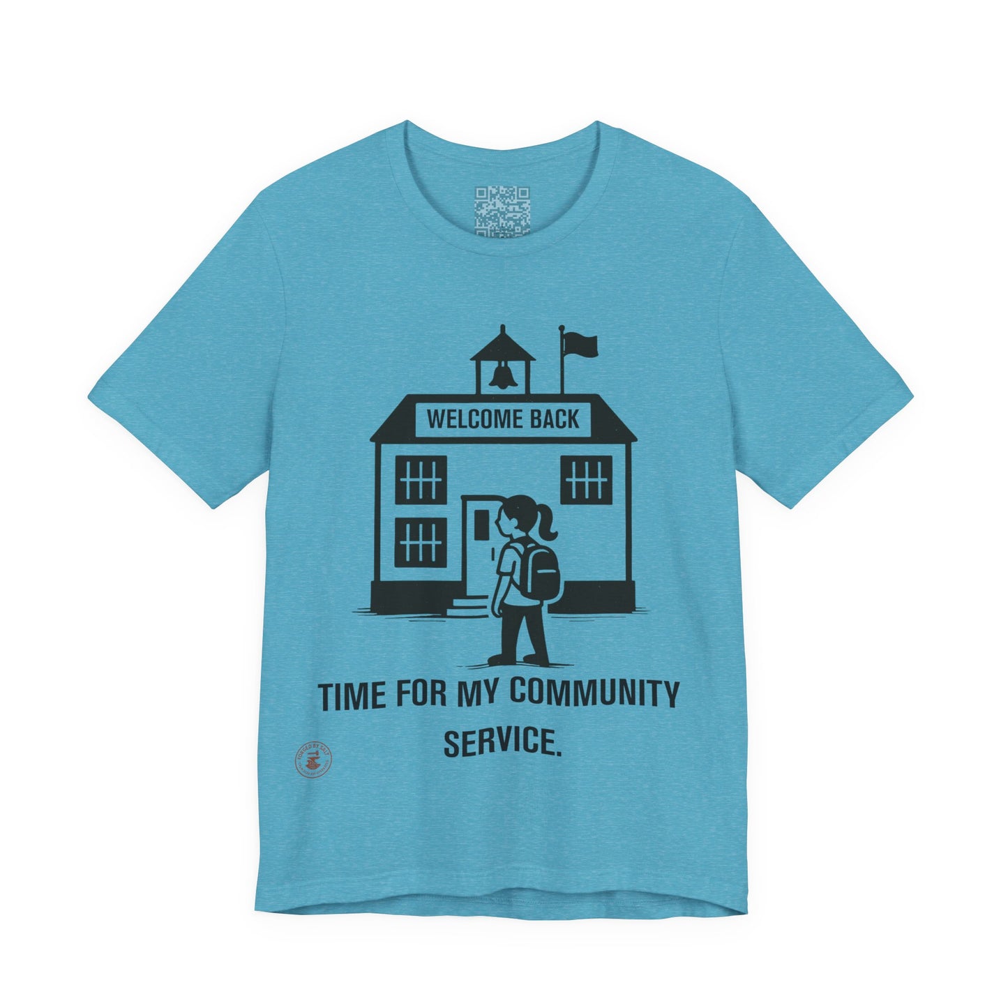 Funny Back-to-School Tee – “Time for My Community Service”