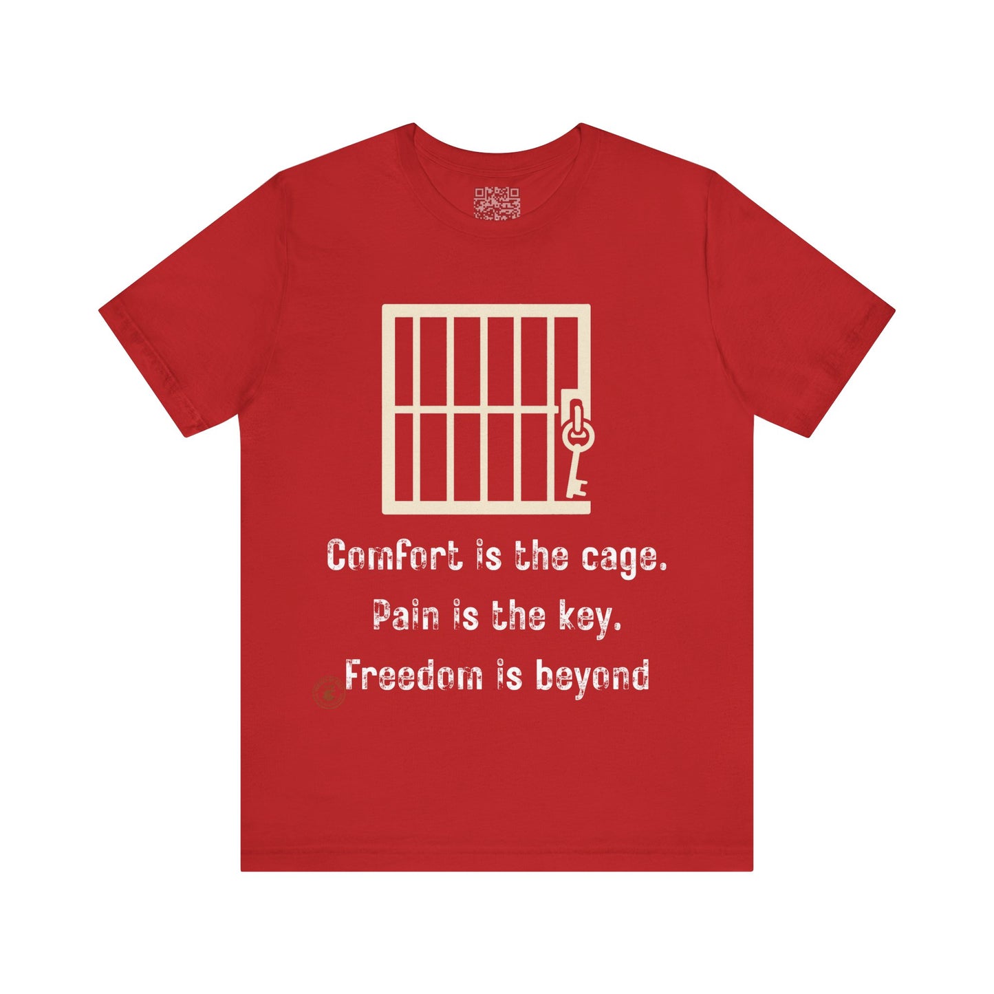 Comfort Is the Cage – Motivational T-Shirt