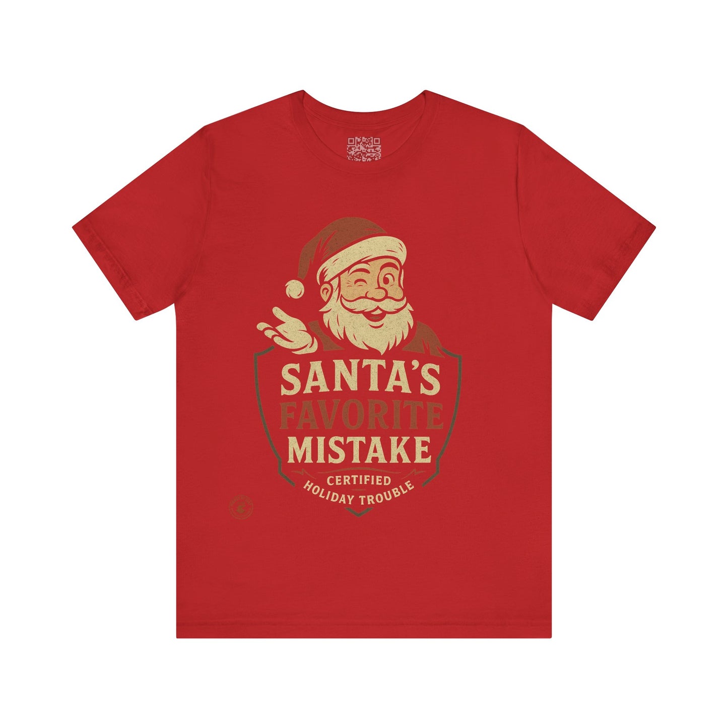 Santa’s Favorite Mistake T-Shirt | Funny Christmas Holiday Tee
