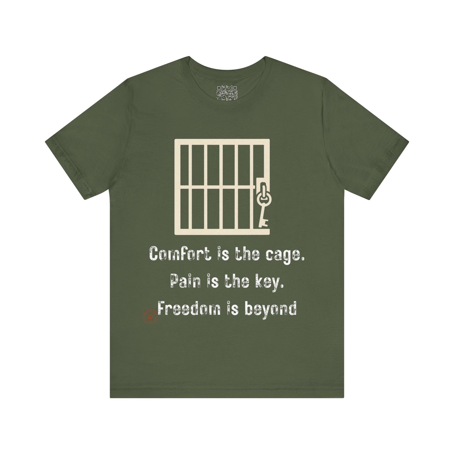 Comfort Is the Cage – Motivational T-Shirt