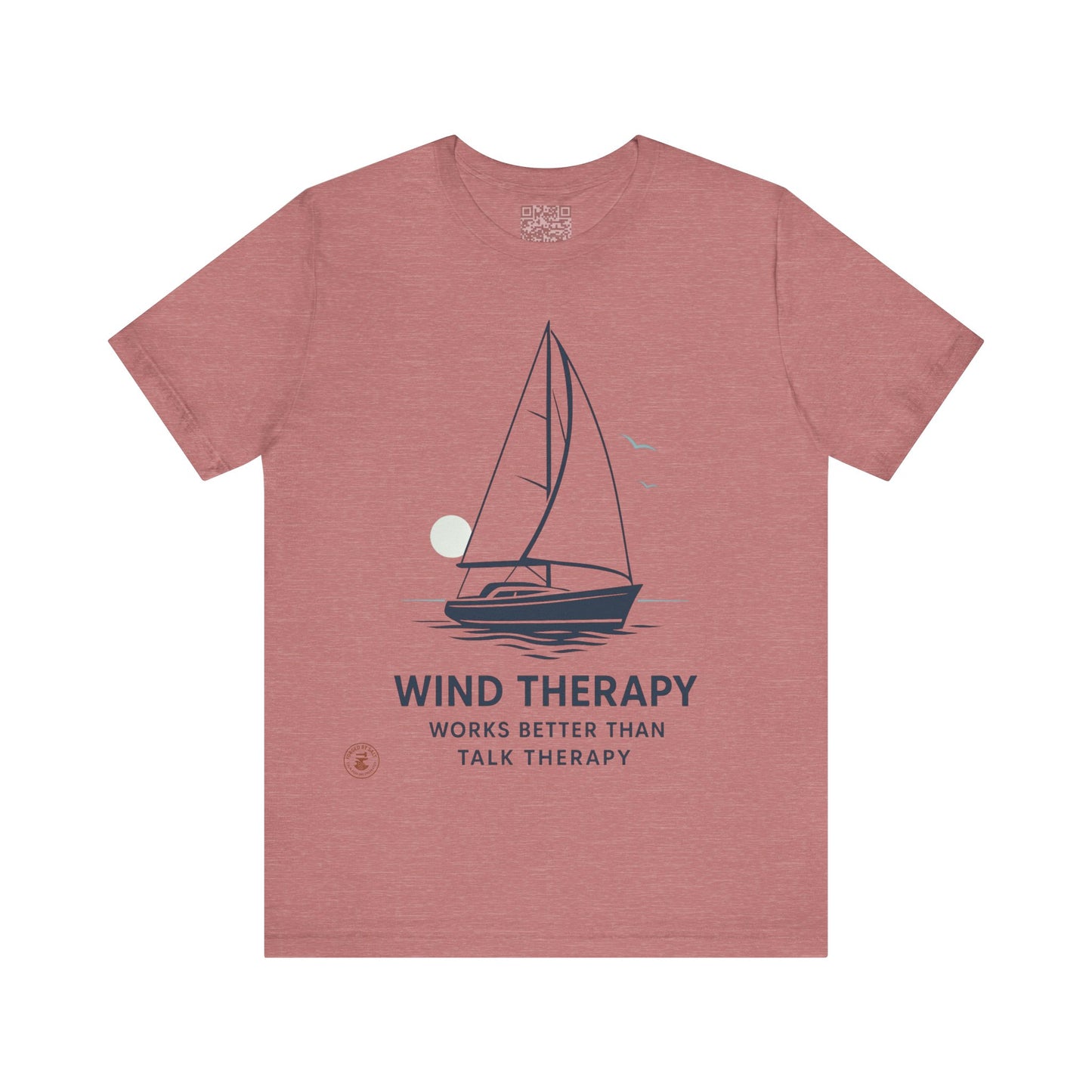🌬️ “Wind Therapy – Works Better Than Talk Therapy” – Nautical Lifestyle Tee
