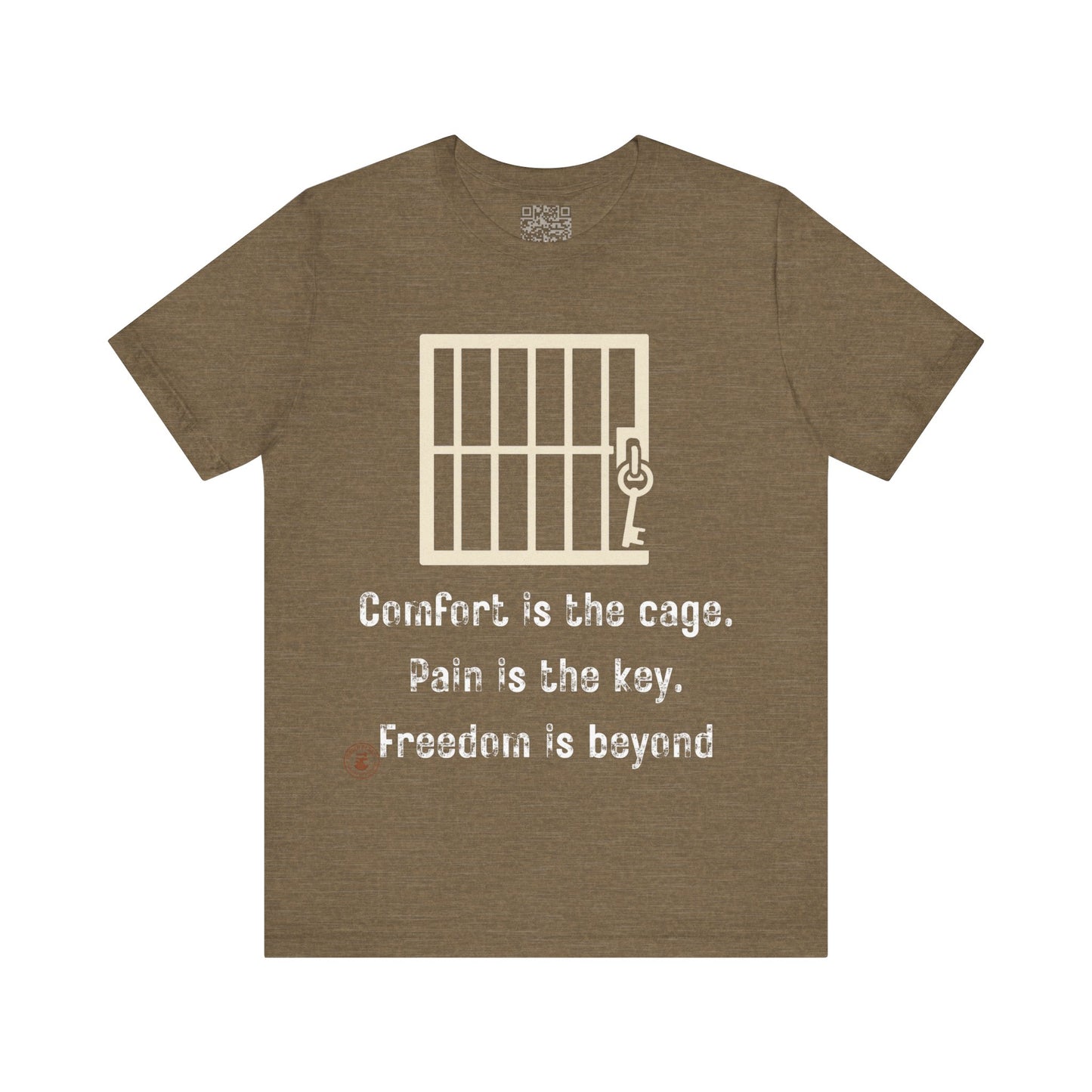 Comfort Is the Cage – Motivational T-Shirt