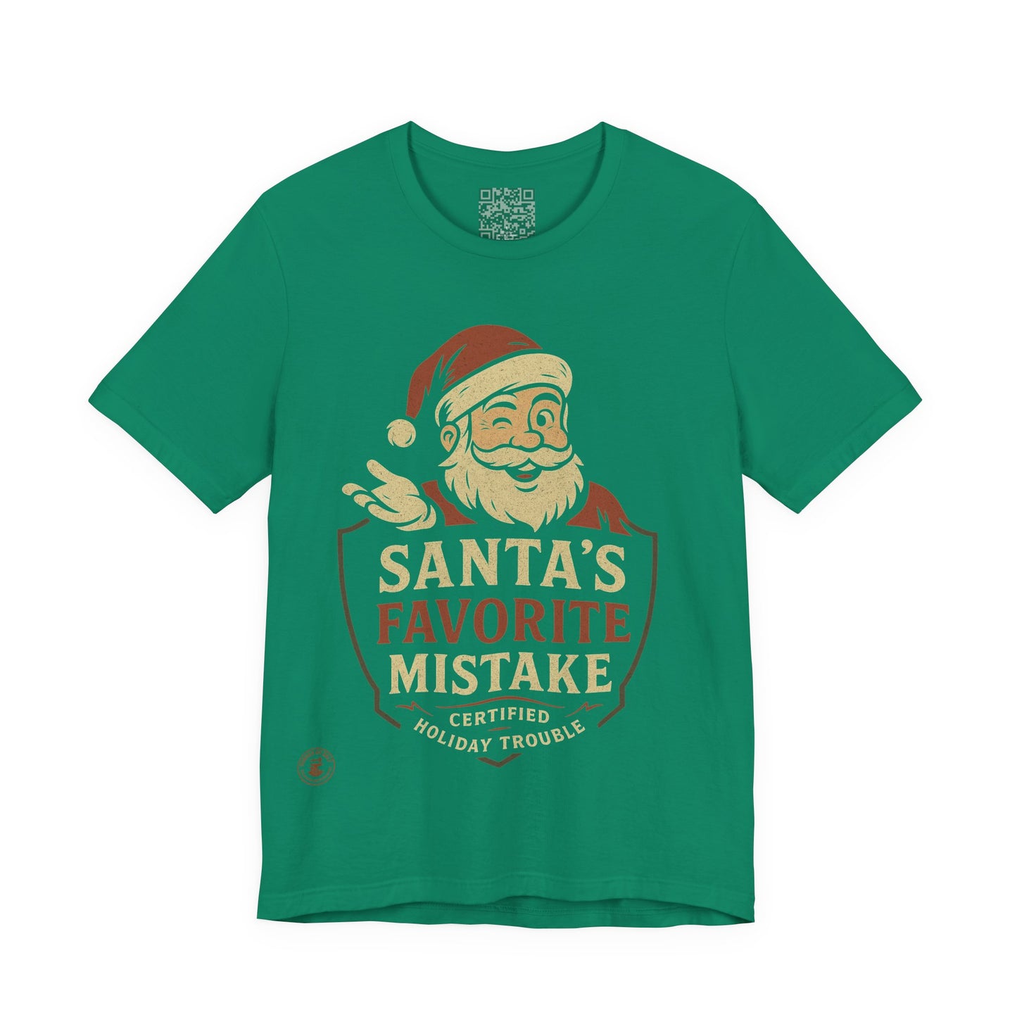 Santa’s Favorite Mistake T-Shirt | Funny Christmas Holiday Tee