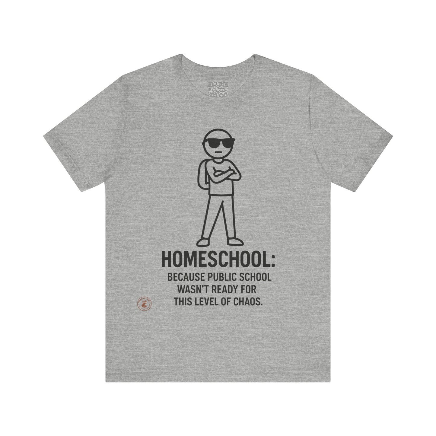 Homeschool Chaos Champion – Funny Unisex Tee
