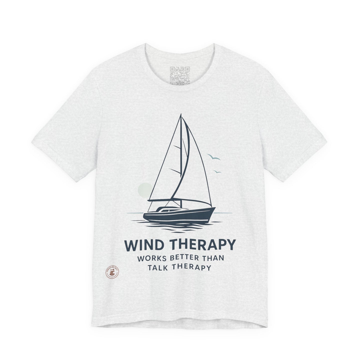 🌬️ “Wind Therapy – Works Better Than Talk Therapy” – Nautical Lifestyle Tee