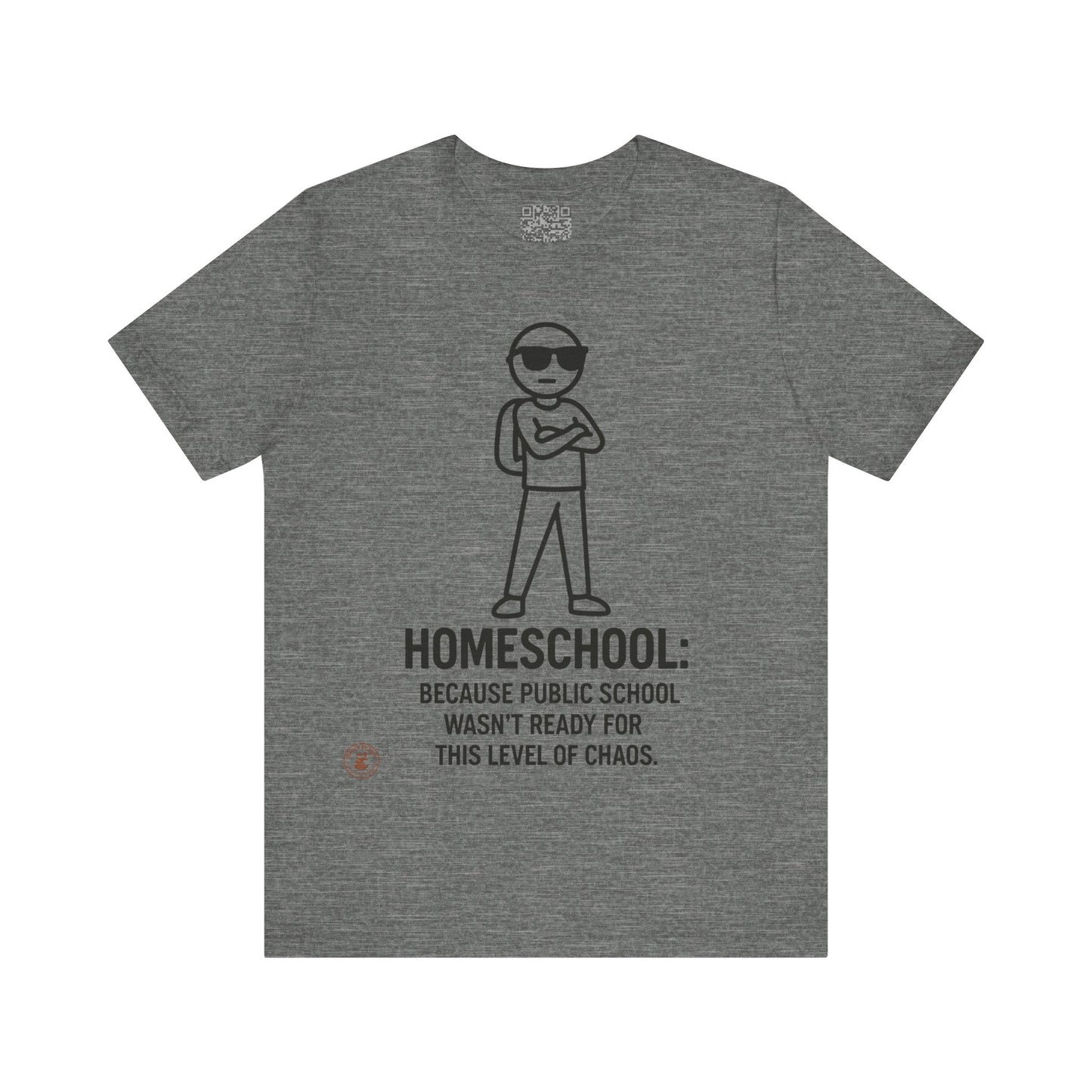 Homeschool Chaos Champion – Funny Unisex Tee