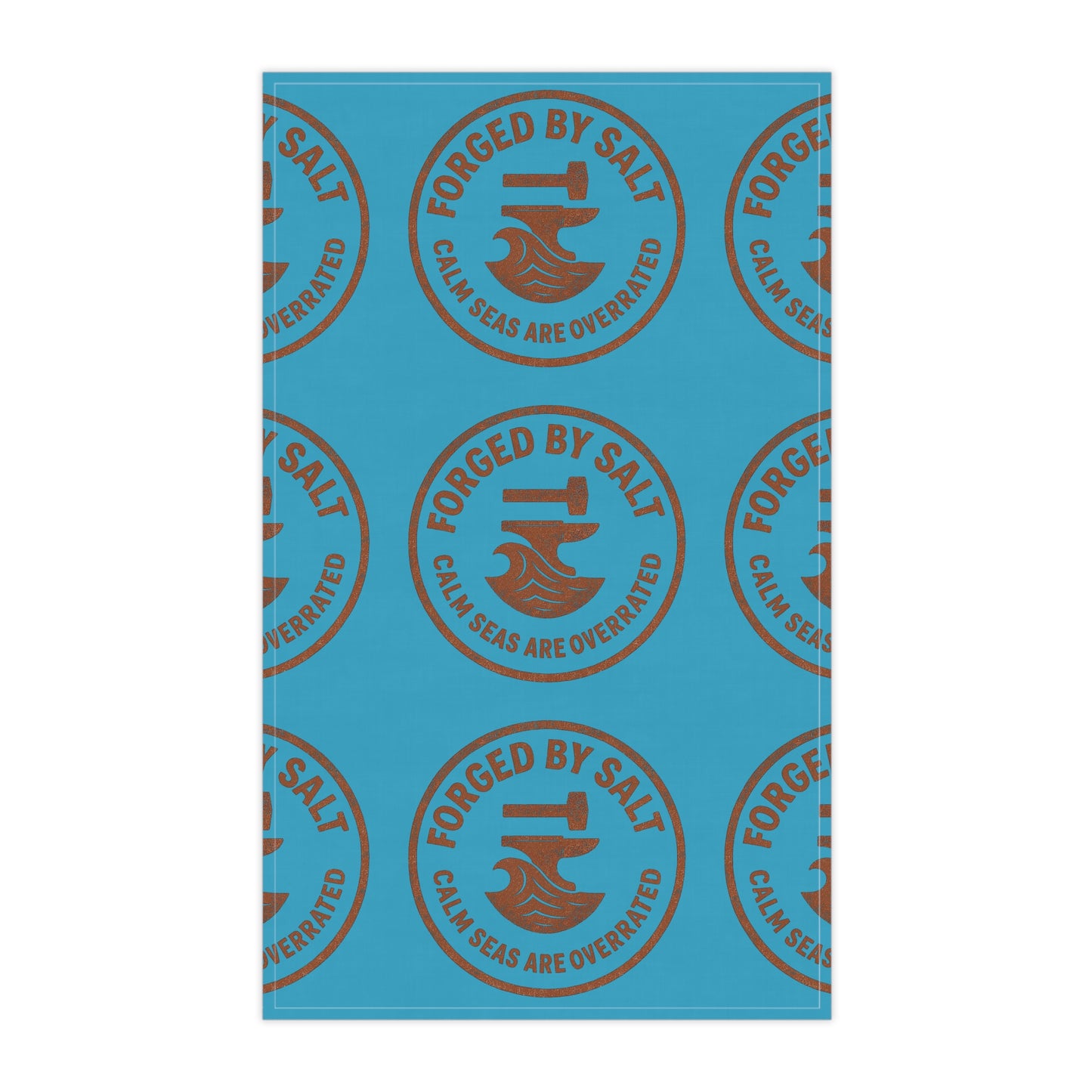 Forged by Salt Dish Towel, Tea Towel, Kitchen Decor, Unique Gift for Home, Fun Cooking Accessory