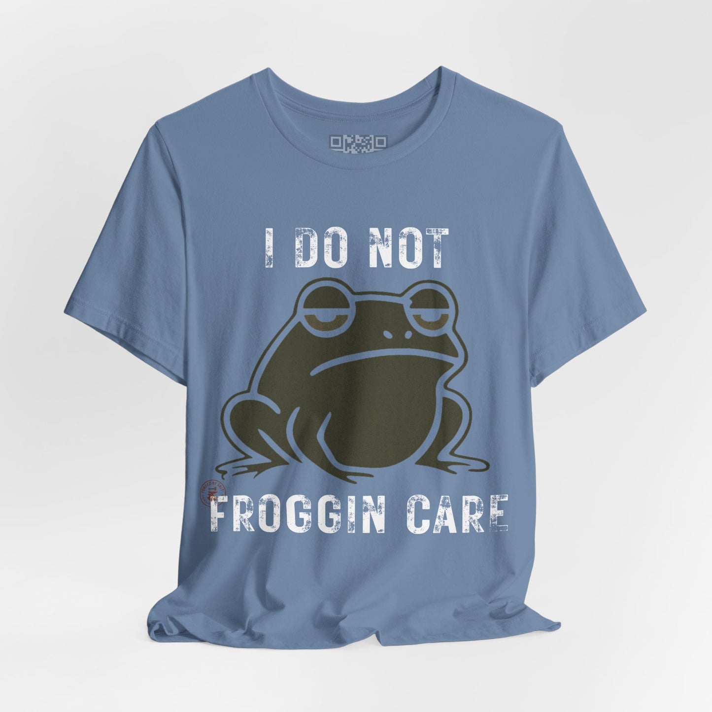 I Do Not Froggin’ Care T-Shirt – Funny Grumpy Frog Graphic Tee