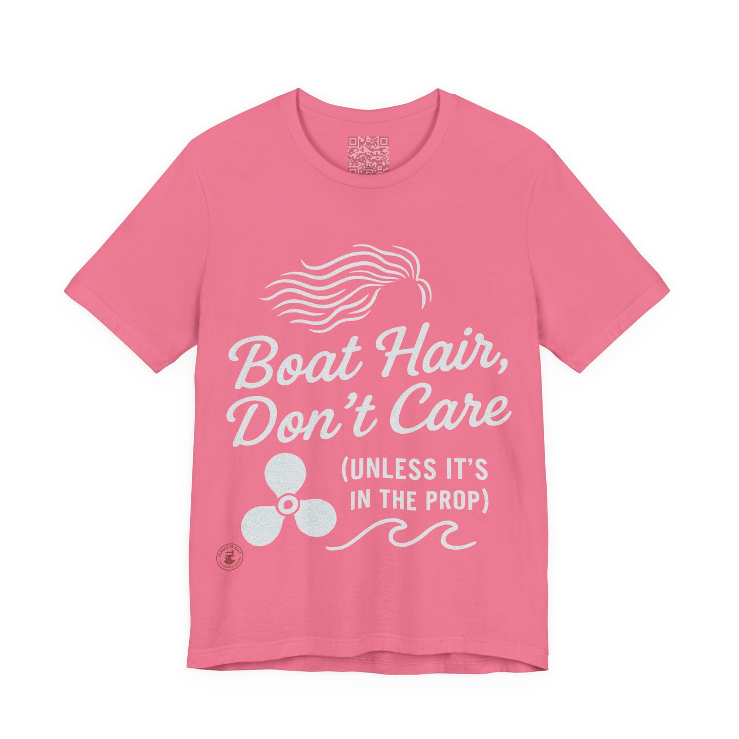Boat Hair, Don’t Care (Unless It’s in the Prop) – Nautical Humor Tee