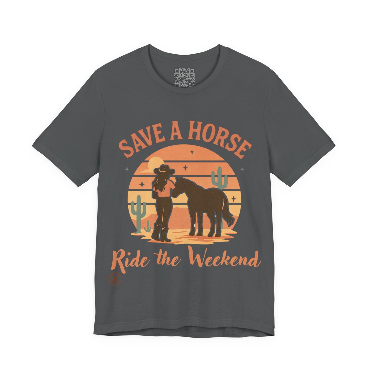 Save a Horse, Ride the Weekend – Western Graphic Tee