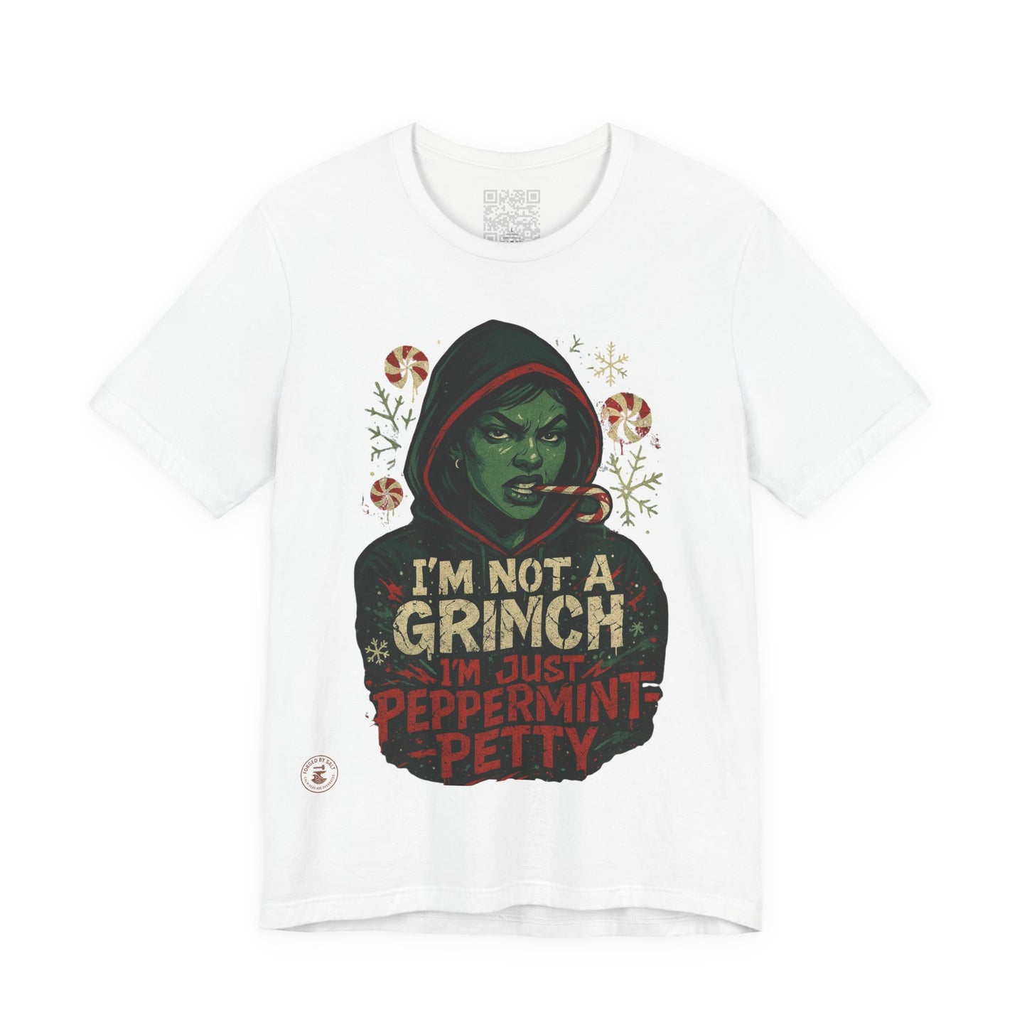 Festive Grinch Tee, Unisex Christmas Shirt, Holiday Humor Tee, Fun Winter Apparel, Unique Gift for Grinch Fans, Peppermint Petty Shirt