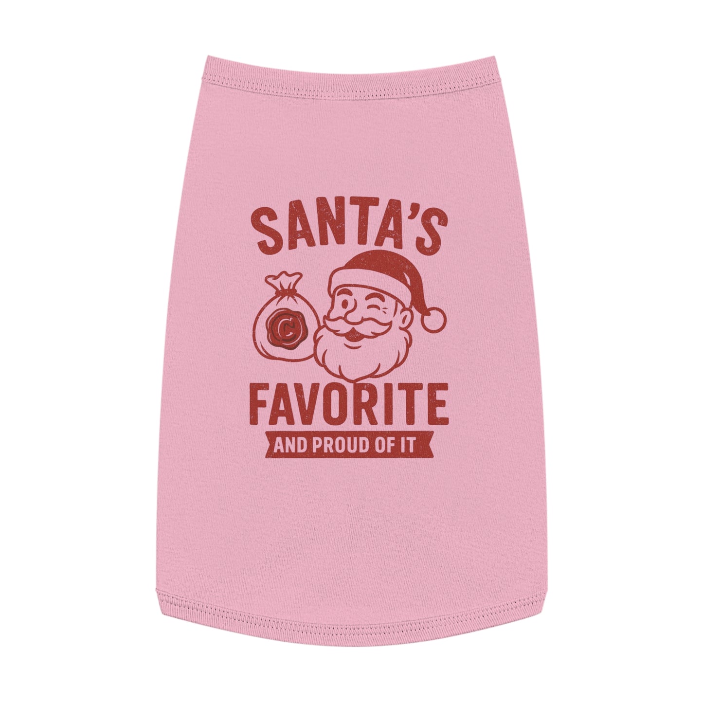 Santa’s Favorite | Holiday Dog Tank Top