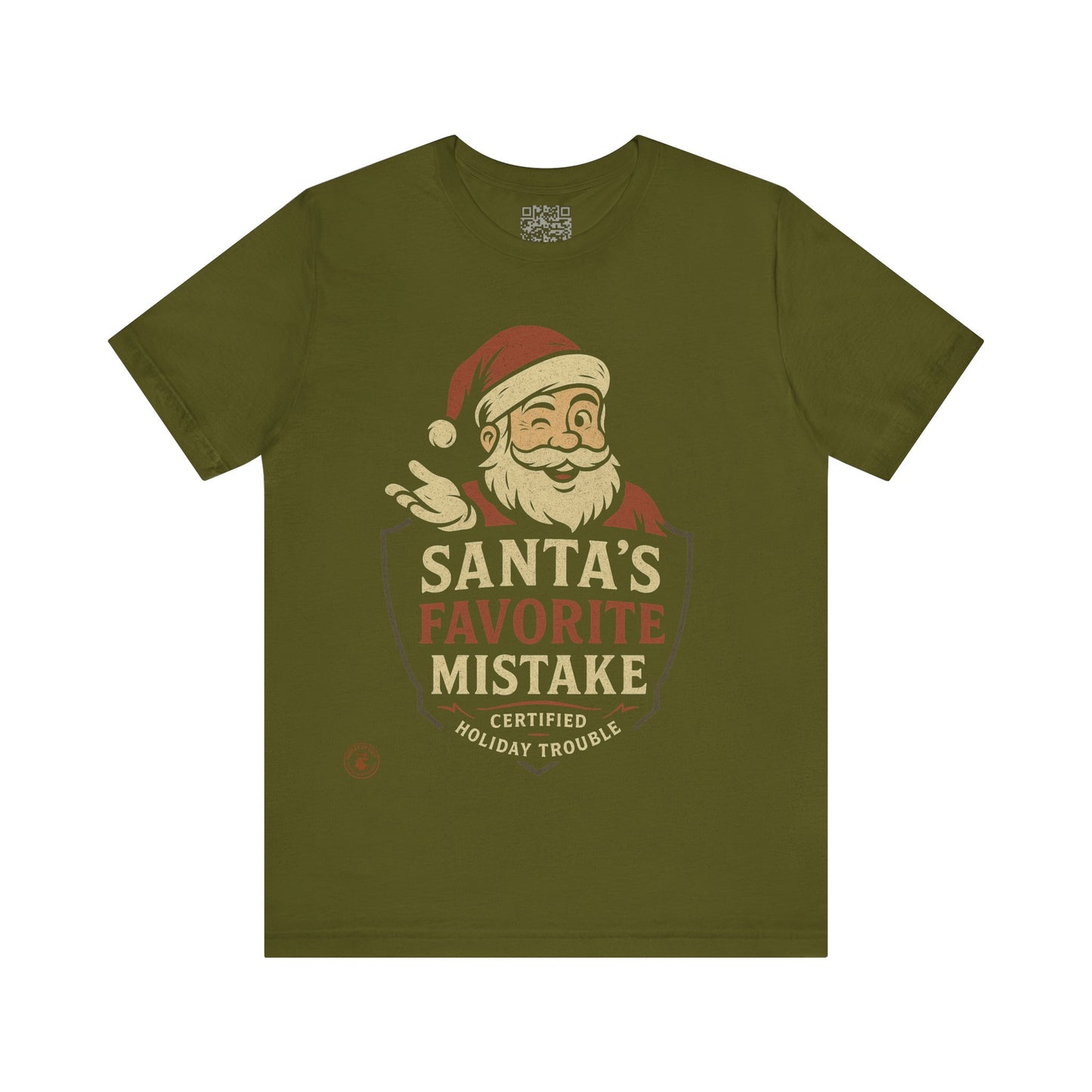 Santa’s Favorite Mistake T-Shirt | Funny Christmas Holiday Tee