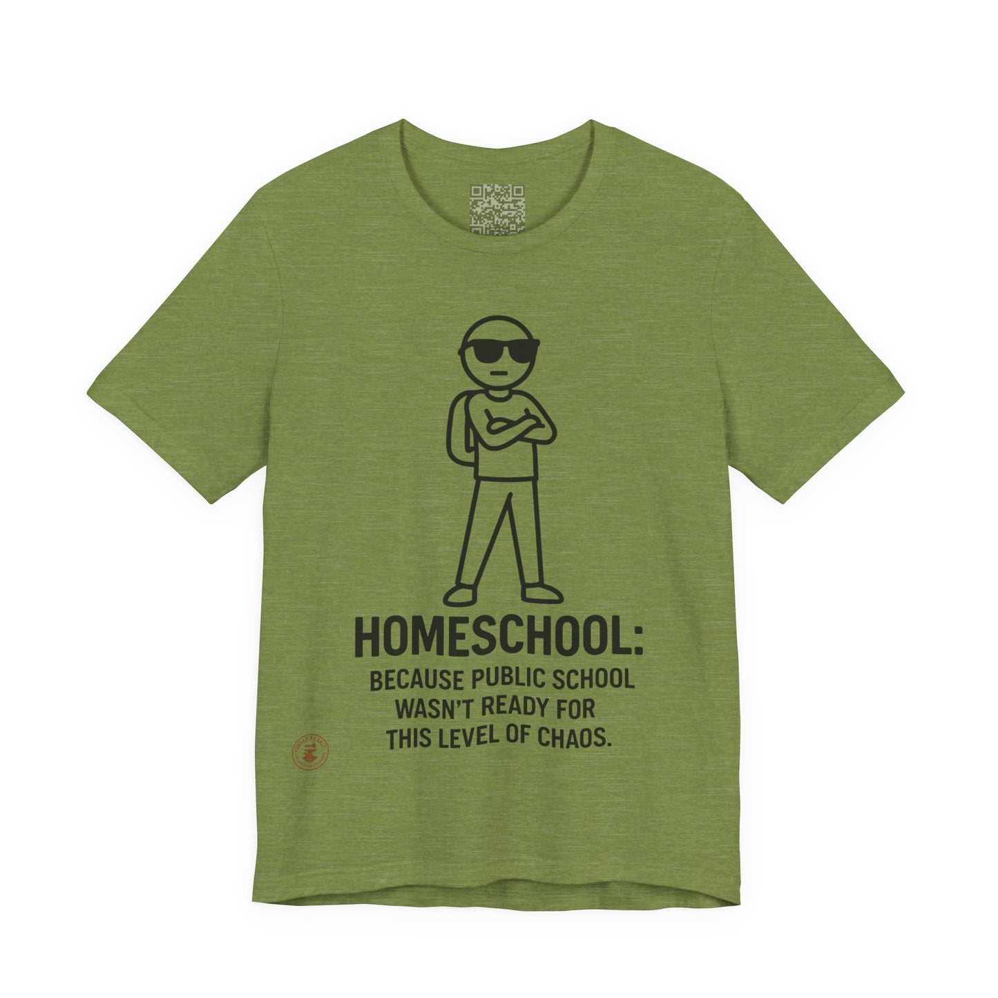Homeschool Chaos Champion – Funny Unisex Tee