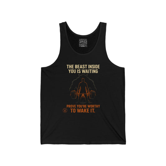 💪 “The Beast Inside You” – Motivational Gym Tank