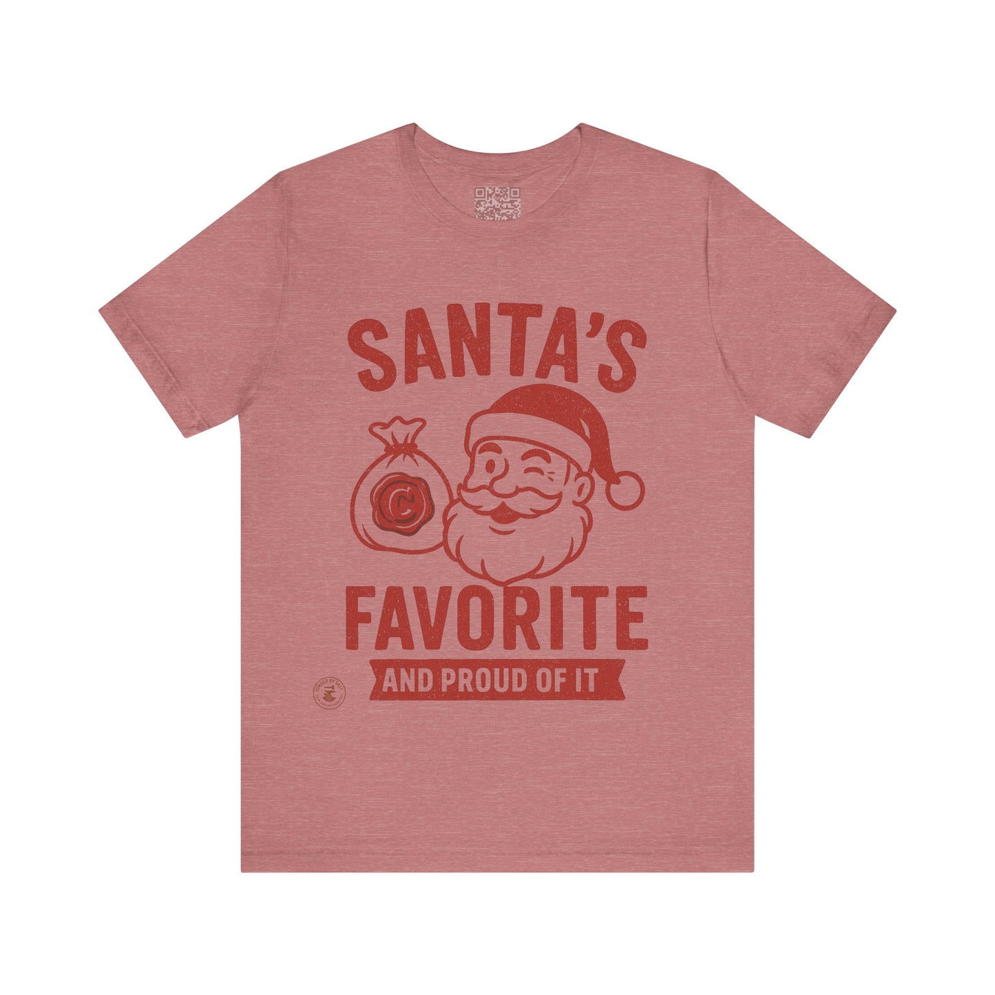 Santa’s Favorite T-Shirt | Funny Holiday & Christmas Tee