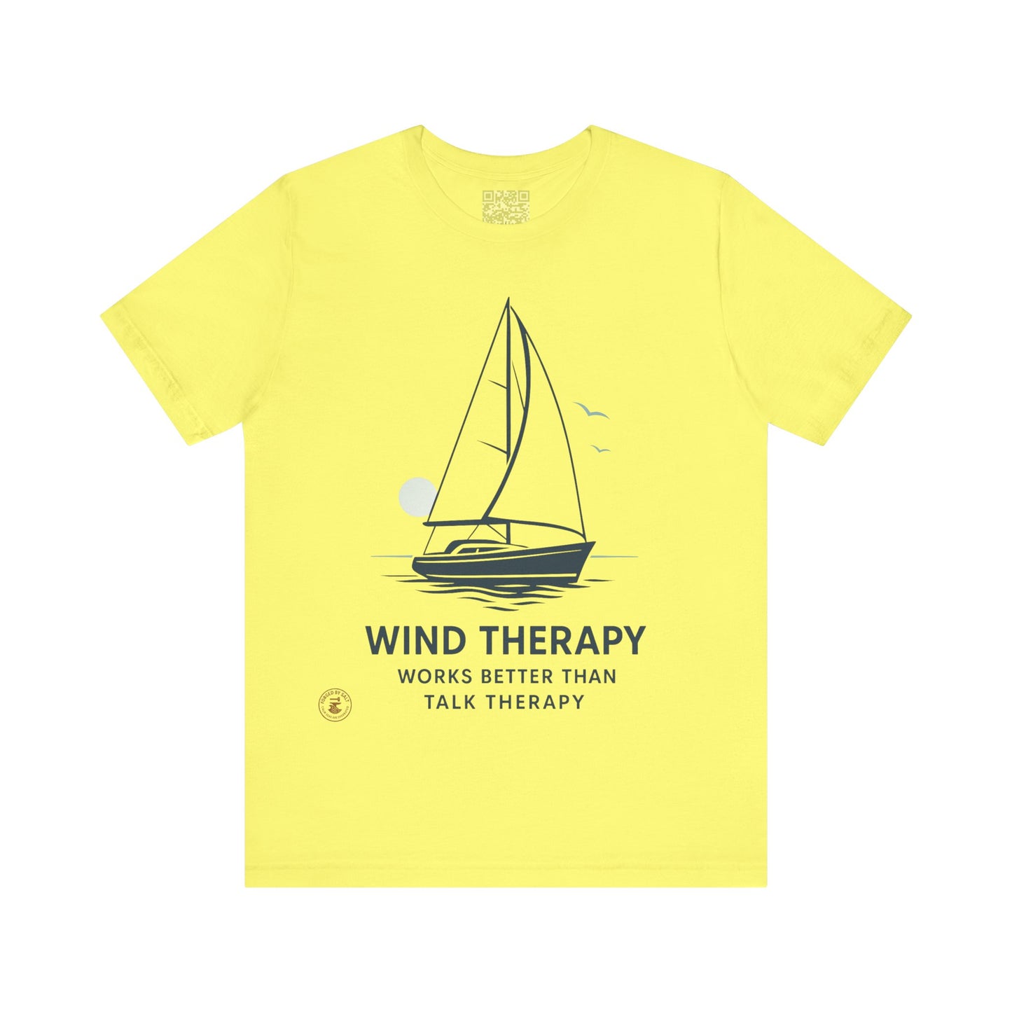 🌬️ “Wind Therapy – Works Better Than Talk Therapy” – Nautical Lifestyle Tee