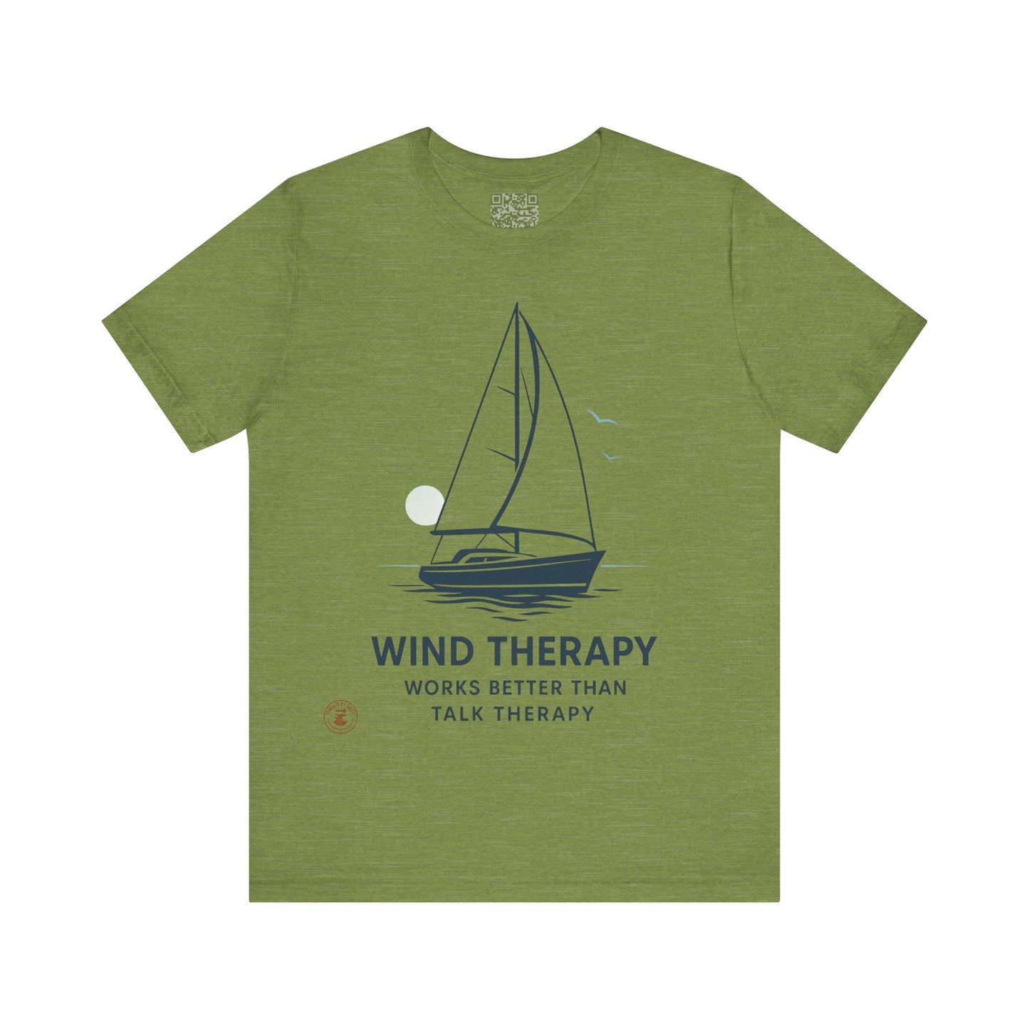 🌬️ “Wind Therapy – Works Better Than Talk Therapy” – Nautical Lifestyle Tee