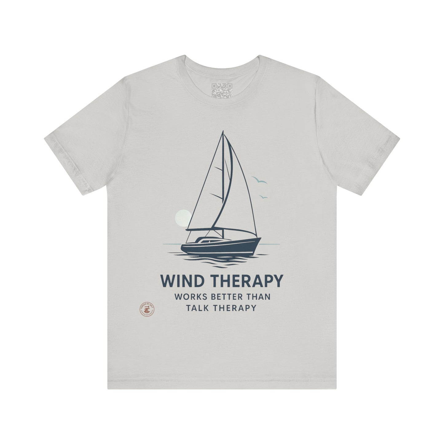🌬️ “Wind Therapy – Works Better Than Talk Therapy” – Nautical Lifestyle Tee
