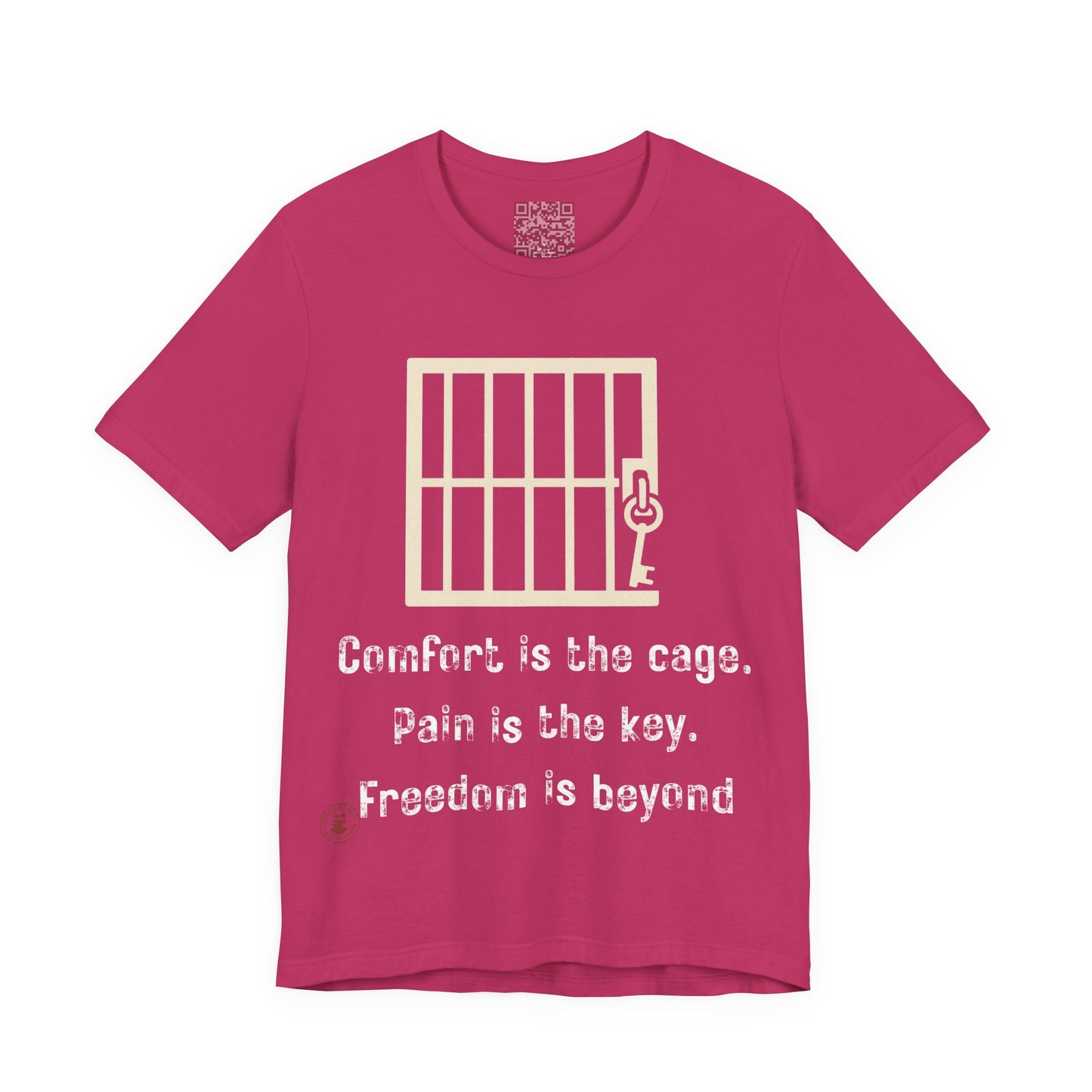 Comfort Is the Cage – Motivational T-Shirt