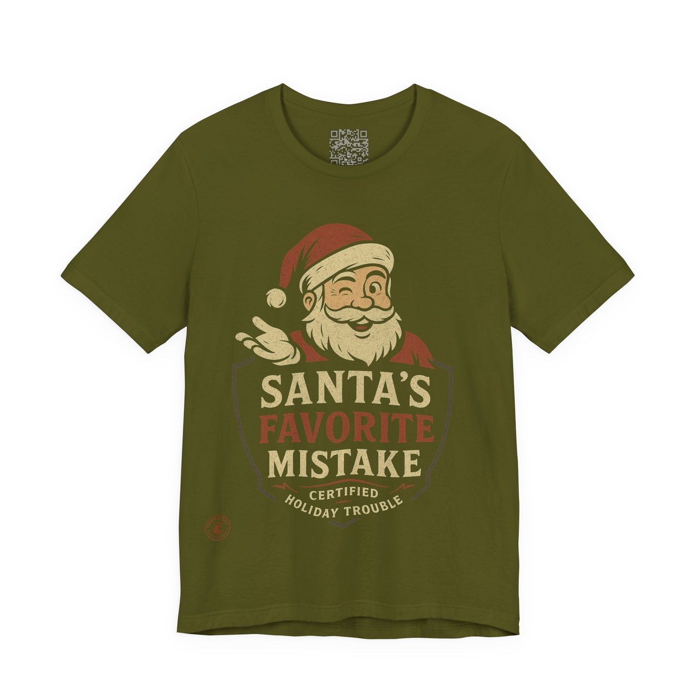 Santa’s Favorite Mistake T-Shirt | Funny Christmas Holiday Tee