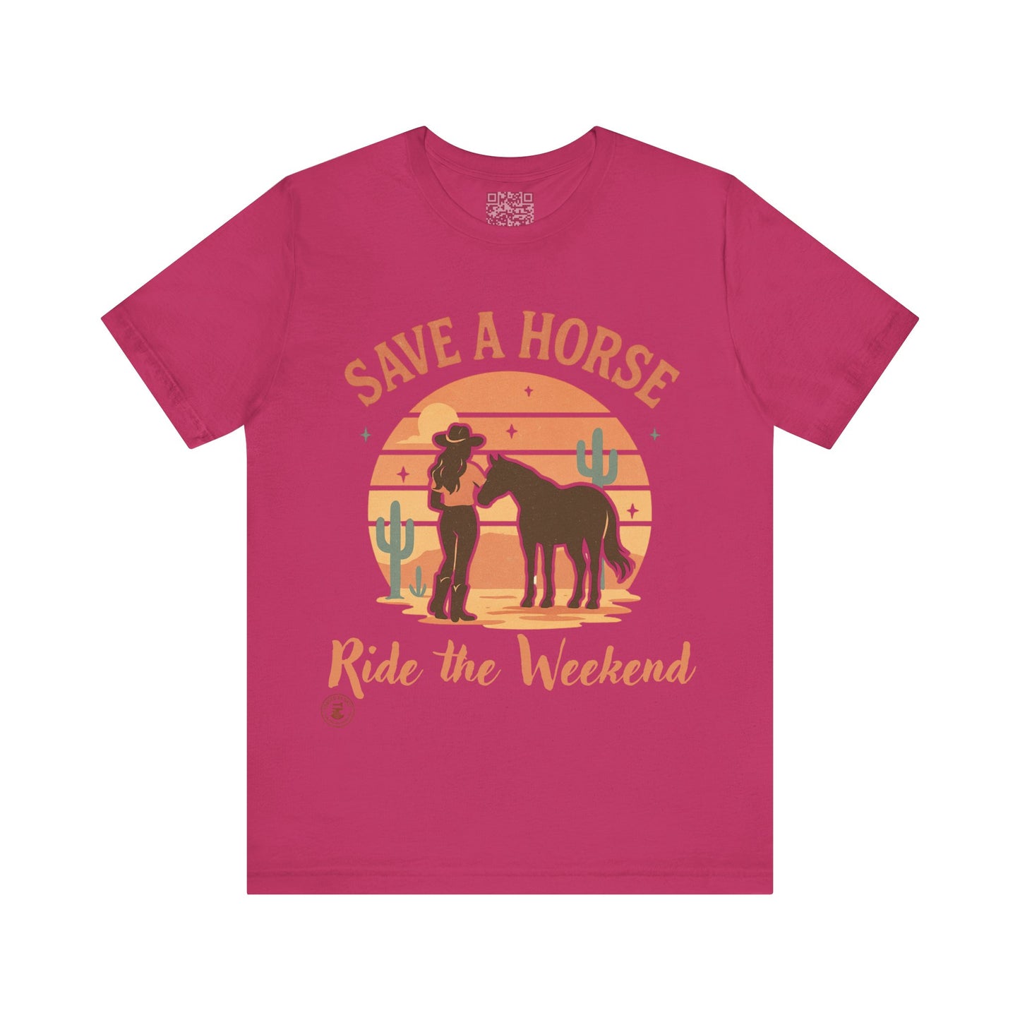 Save a Horse, Ride the Weekend – Western Graphic Tee